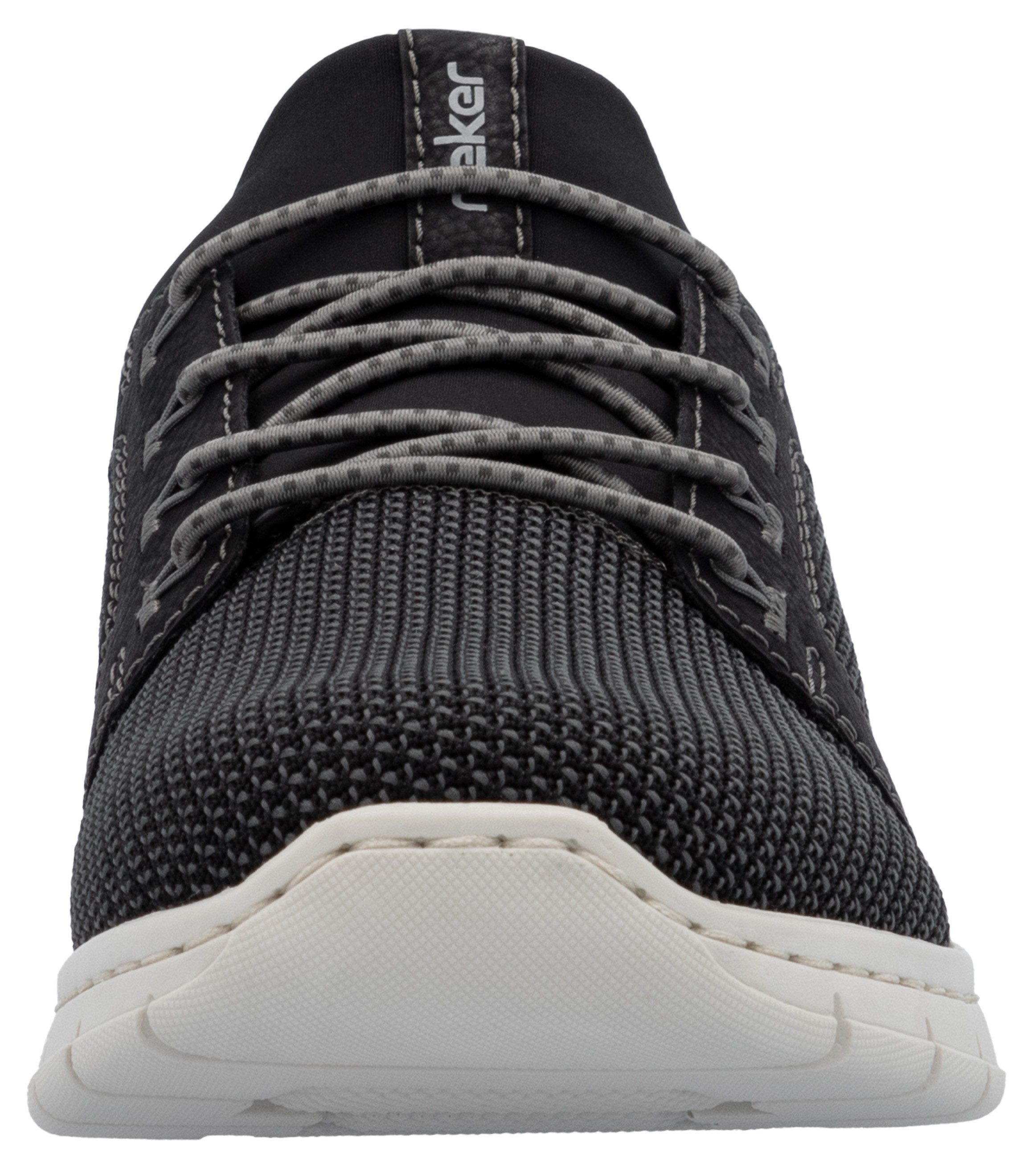 Rieker Slip-on sneakers , instapschoen, lage schoen, vrijetijdsschoen met elastiek, om in te stappen