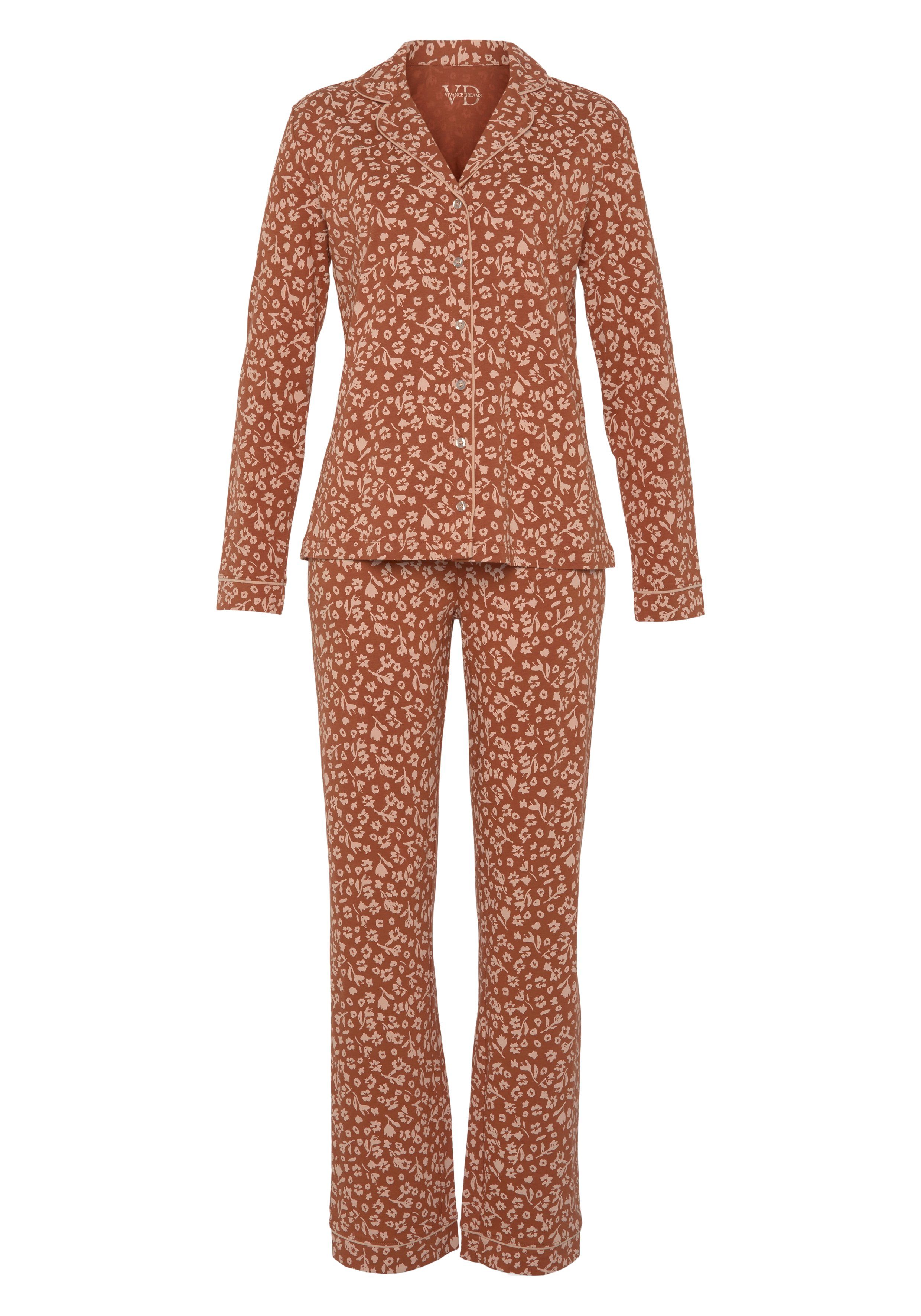 Vivance Dreams Pyjama in klassiek model (2-delig)