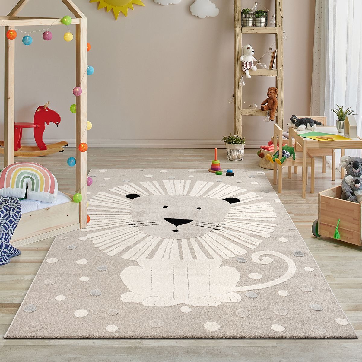 The carpet Vloerkleed Everest Kids