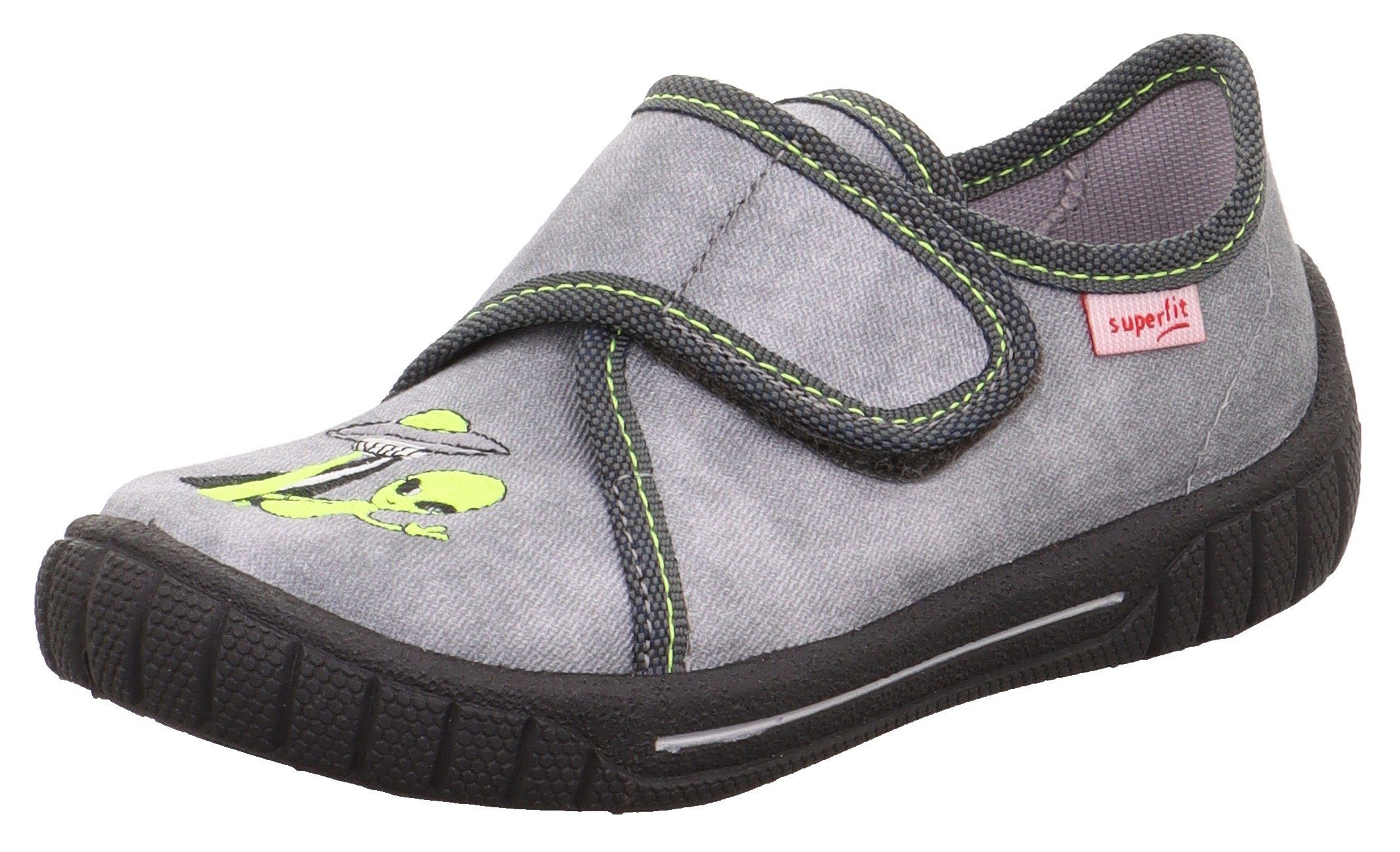 Superfit Pantoffels Bill WMS: middel Kinderschoen met cool motief, maat sjabloon om te downloaden jongens pantoffels maat 25 grijs