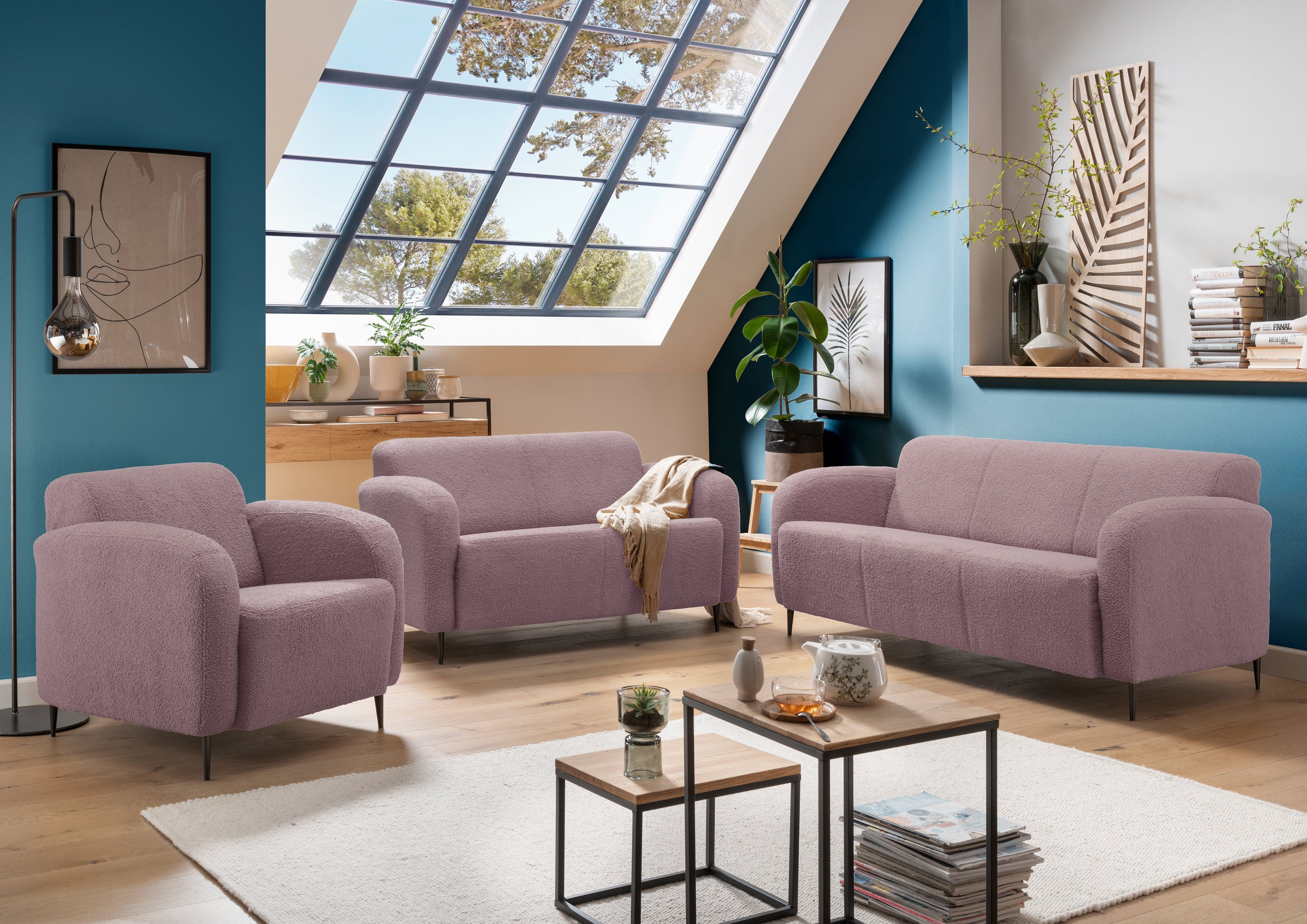 INOSIGN Cocktailfauteuil Marron ook verkrijgbaar als 2-zits en 3-zits