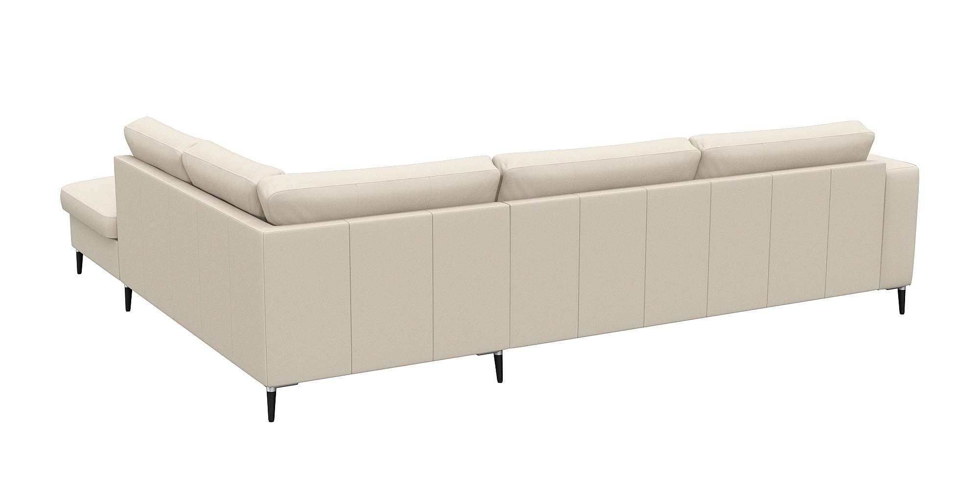 FLEXLUX Hoekbank Fiore, super zitcomfort door koudschuim in de zitting, L-vorm