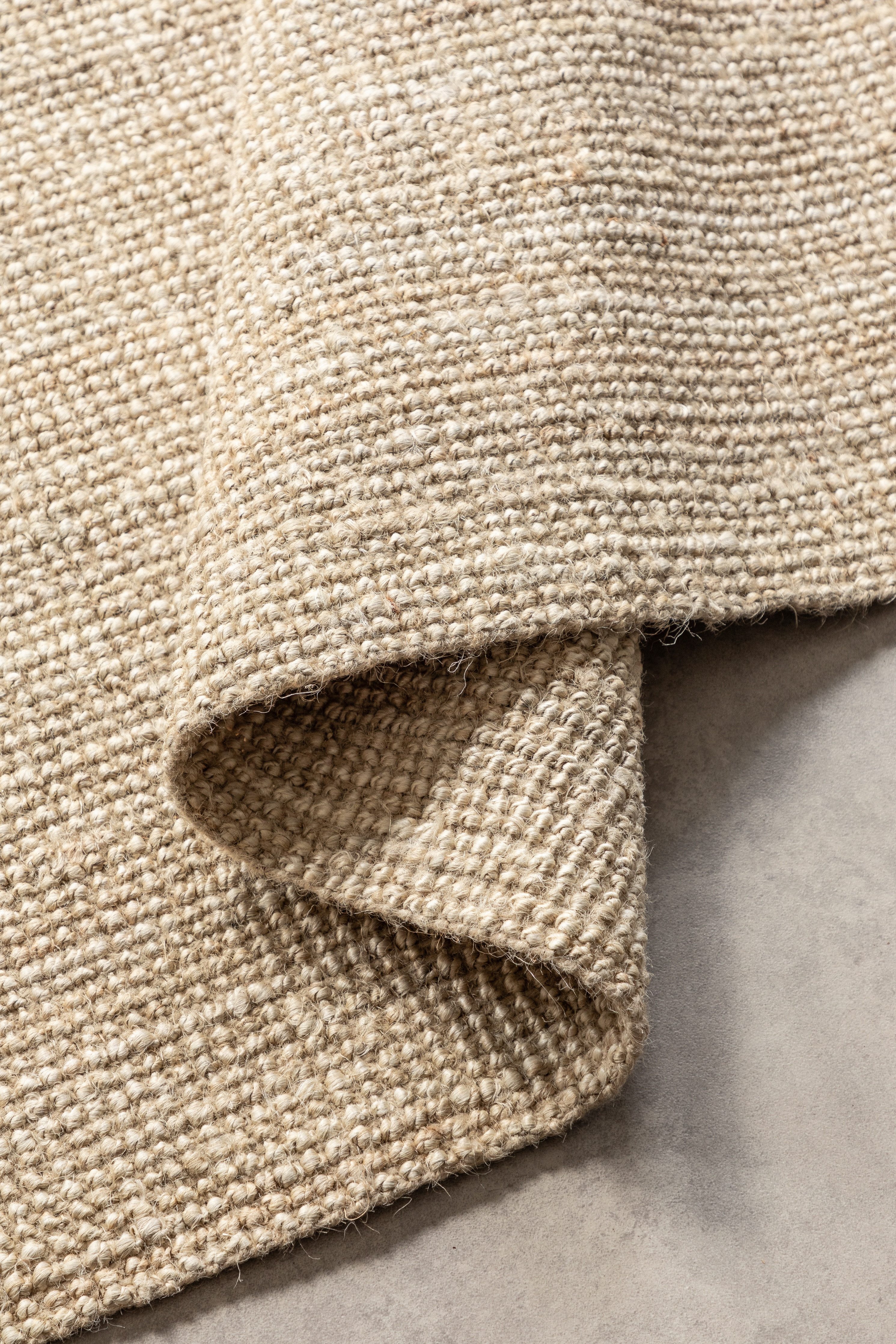 HANSE Home Vloerkleed Jaipur jute tapijt, als loper en rond 100% natuurlijke vezel, duurzaam, woonkamer, eetkamer, slaapkamer, grs