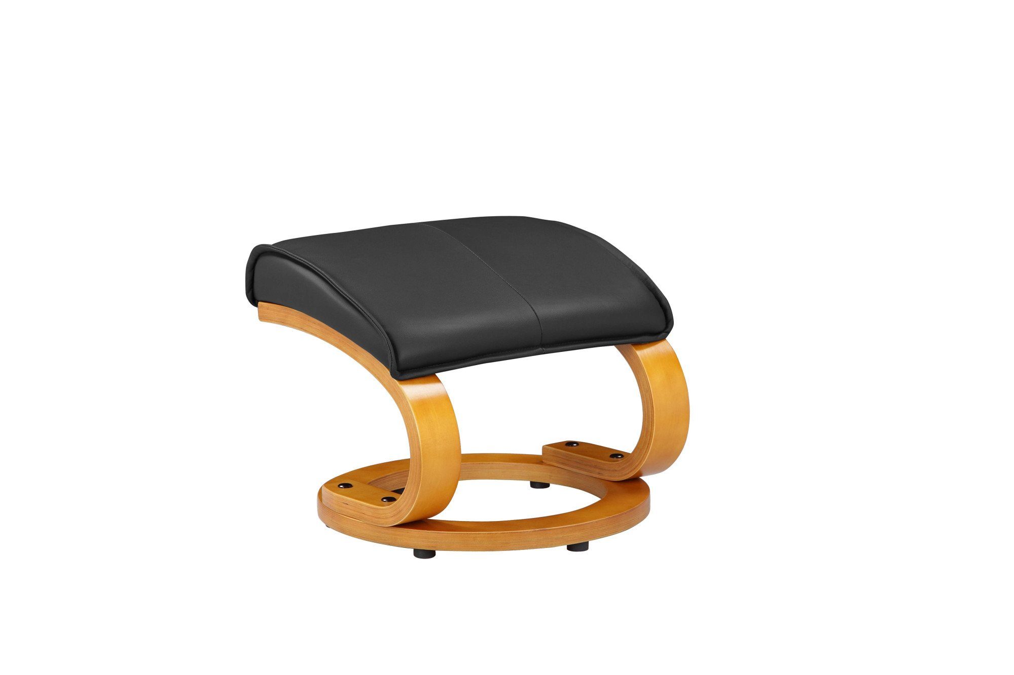 Home affaire Relaxfauteuil Paris, tv-stoel met poef en handmatige ligfunctie (set, 2 stuks)