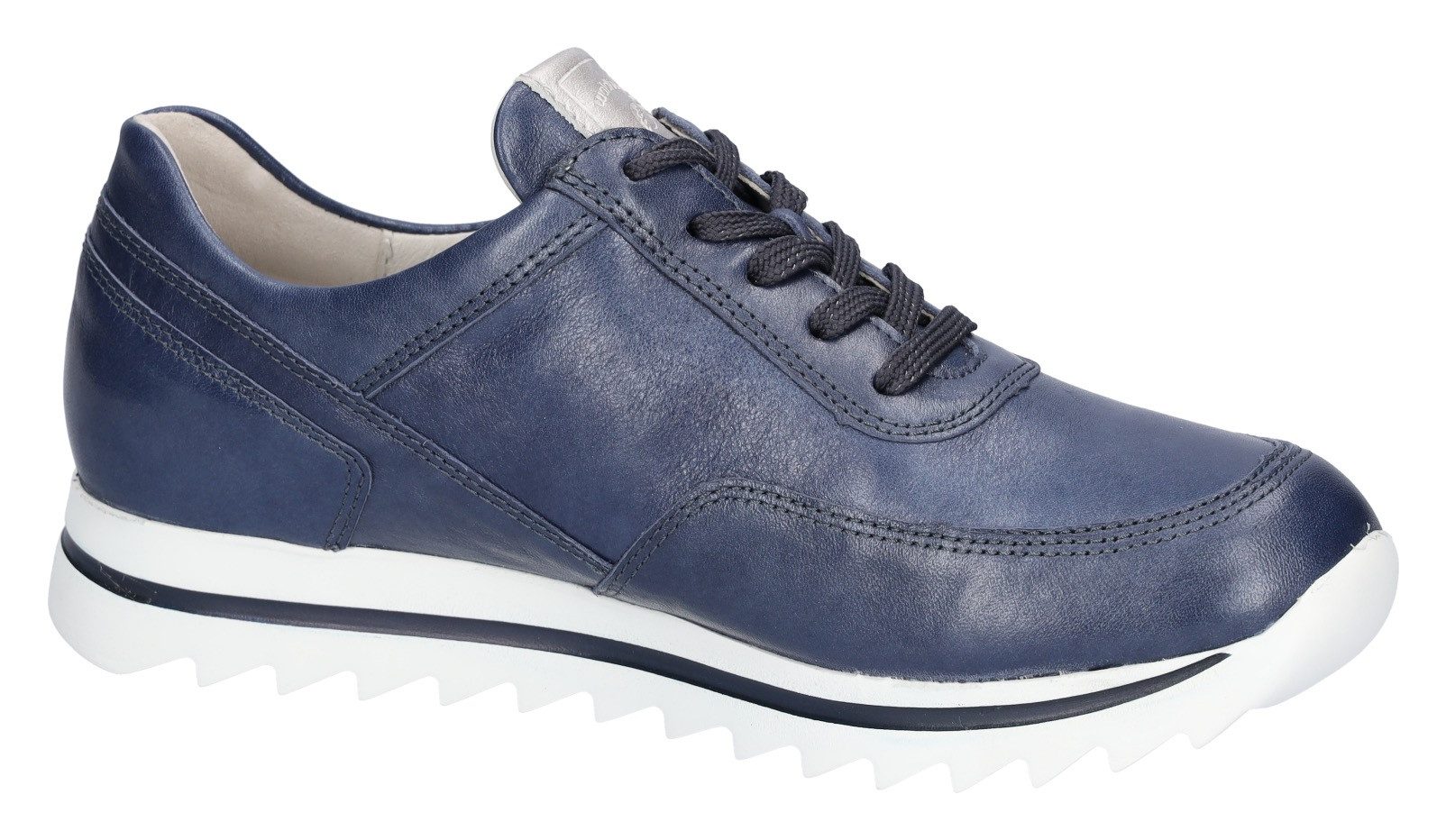 Waldläufer Sneakers met sleehak Haiba , veterschoenen, lage schoen, vrijetijdsschoen in comfortabele breedte h (=zeer breed)