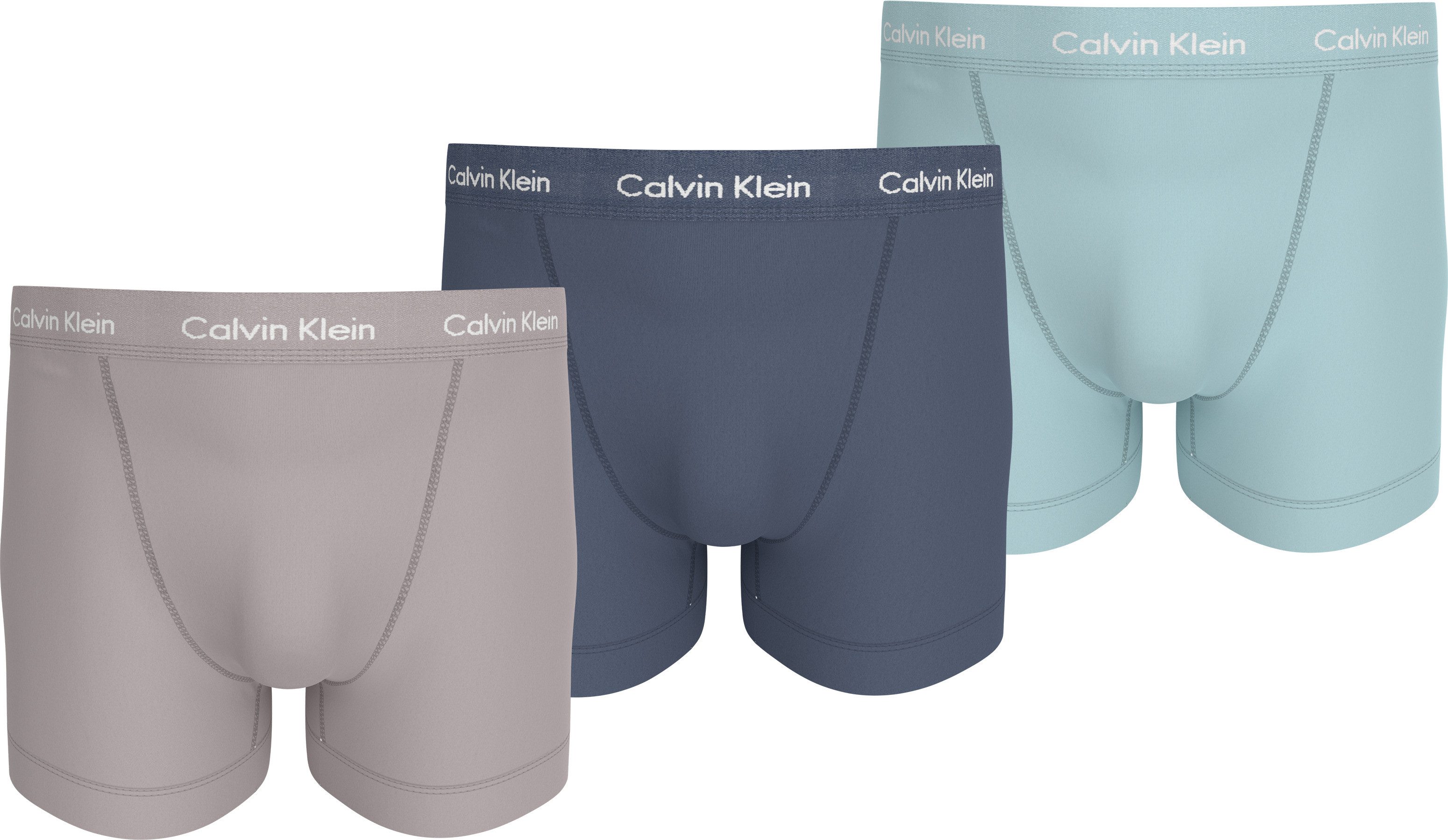 Calvin Klein Trunk 3PK met calvin klein logo-elastische tailleband (3 stuks) (3 stuks)