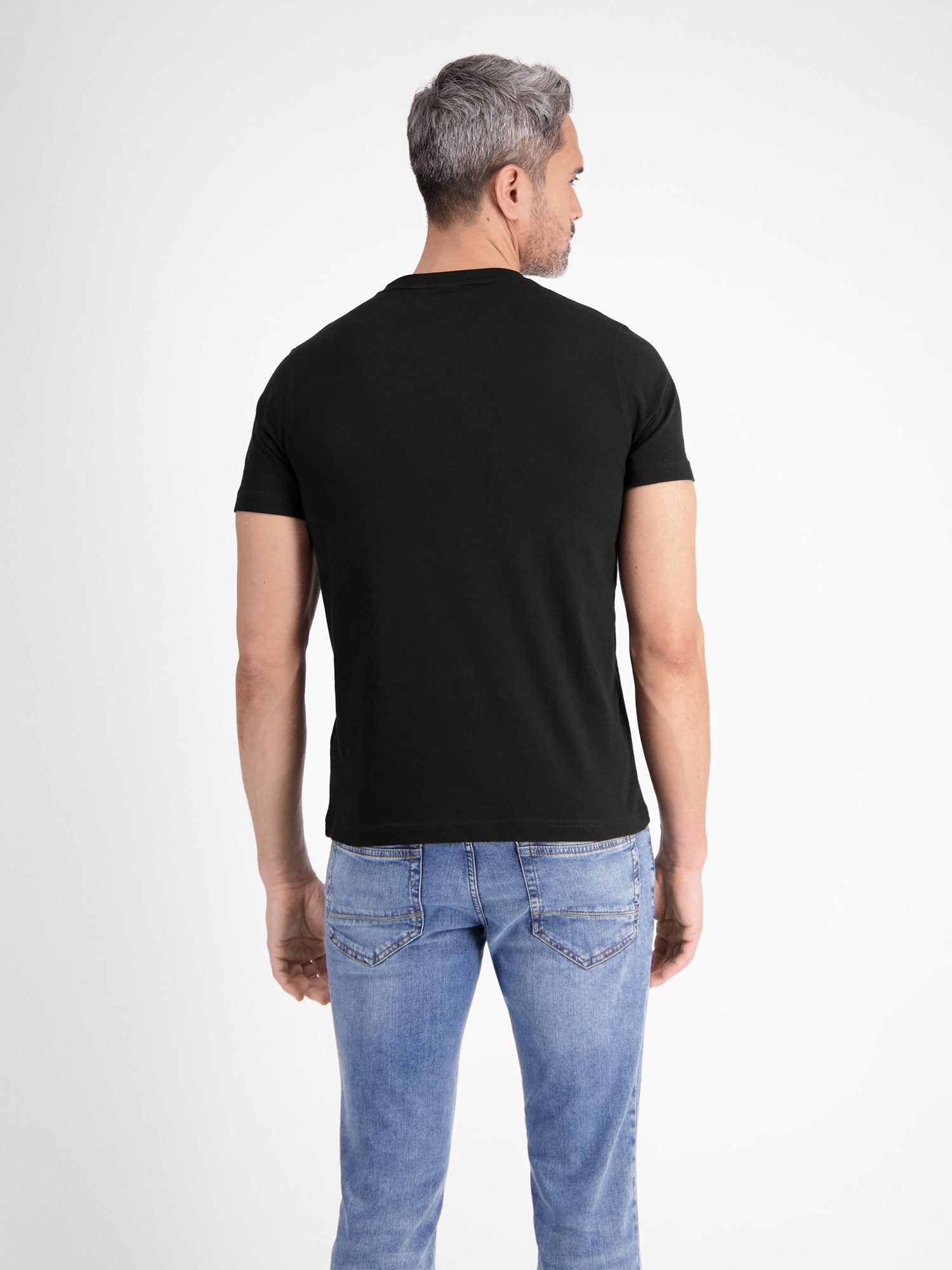 Lerros T-shirt LERROS klassiek ronde hals T-shirt