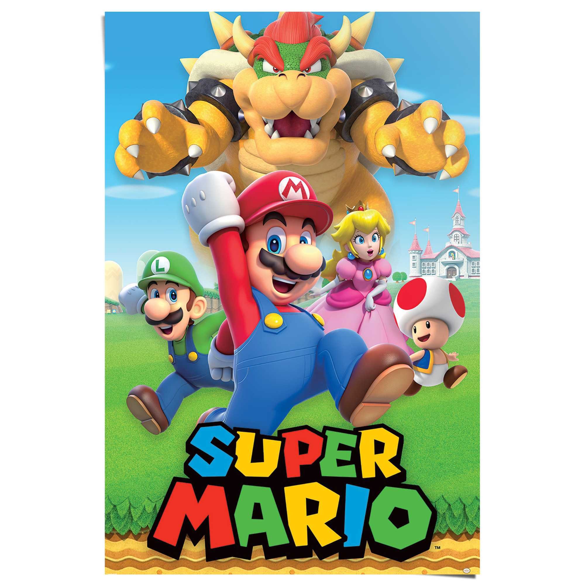 Reinders! Poster Super Mario - Karakter Montage
