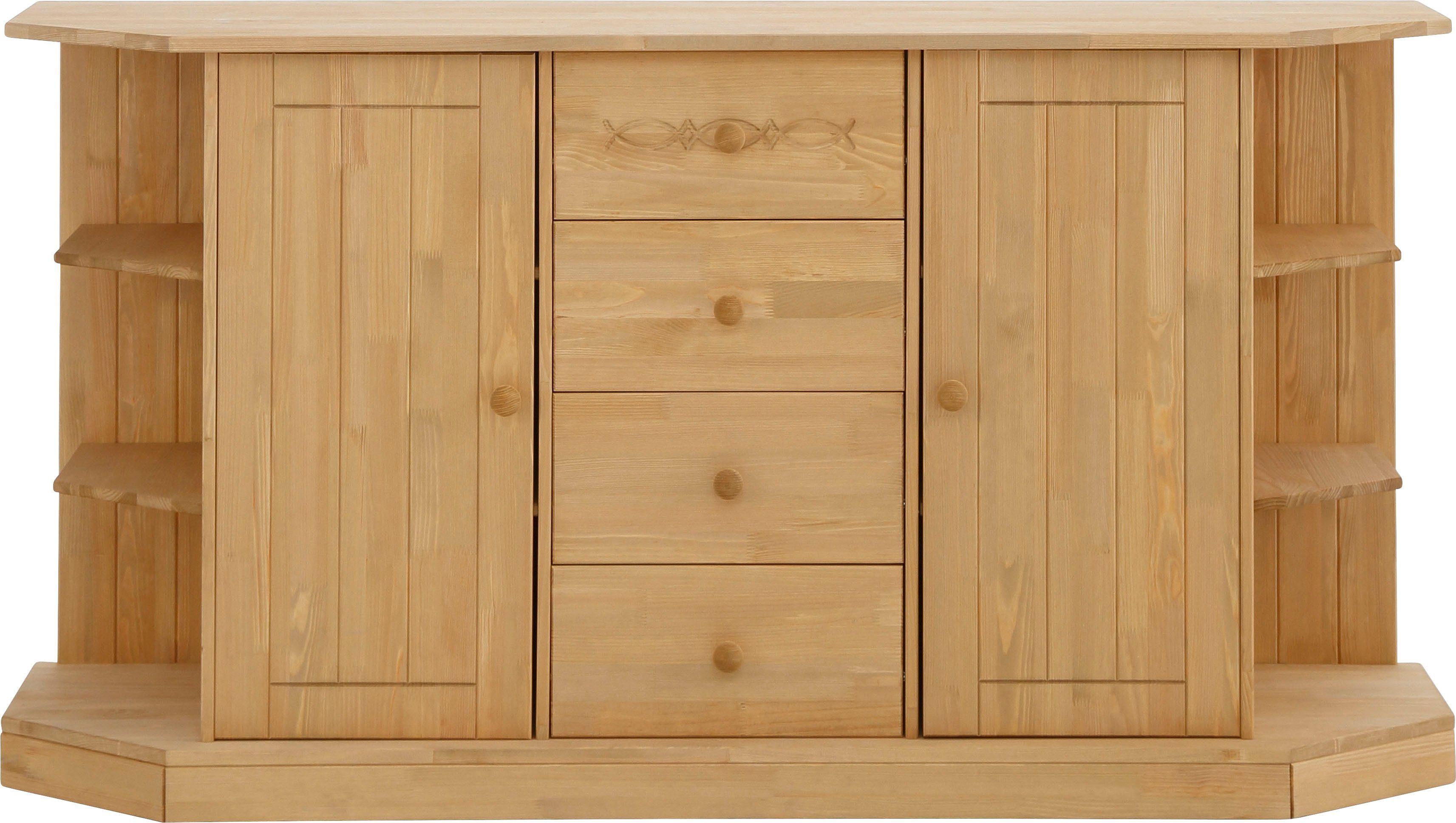 Home affaire Kast Breedte 162 cm dressoirs beige