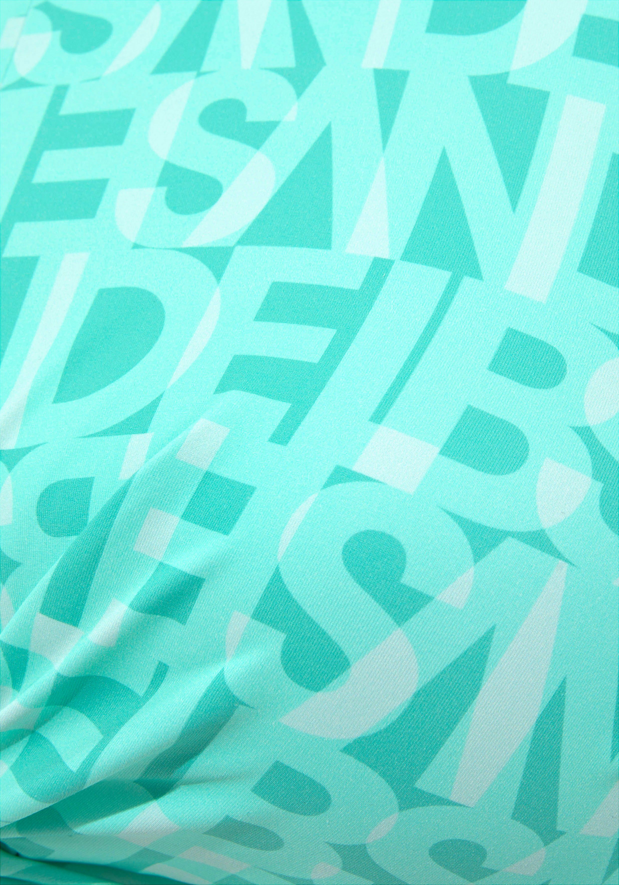 Elbsand Crop-bikinitop Letra met geweldige woorden