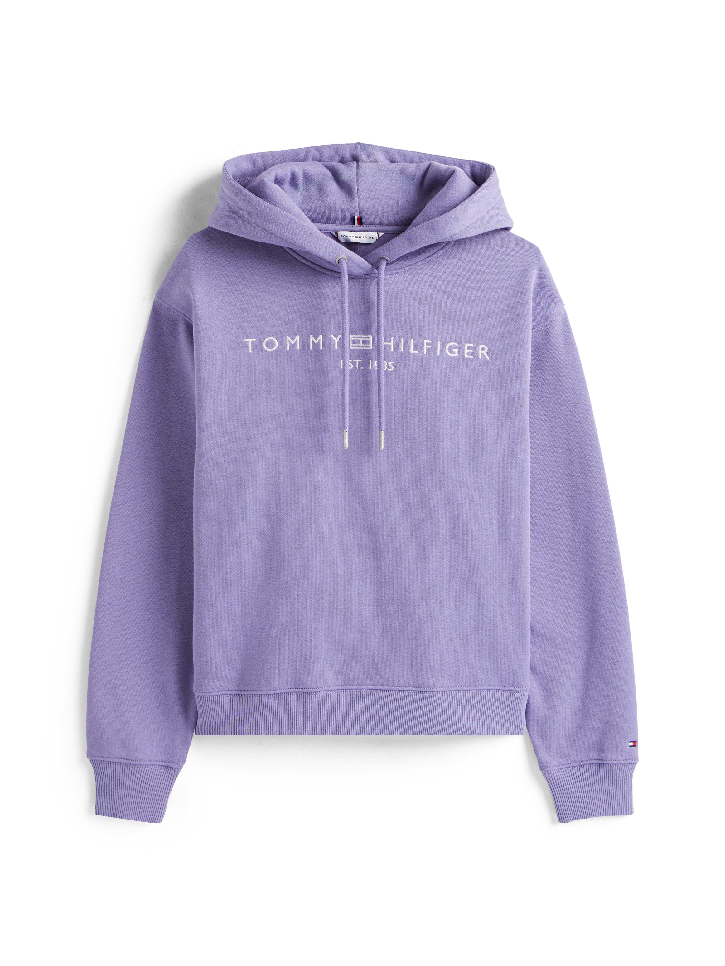 Tommy Hilfiger Hoodie MDRN REG CORP LOGO HOODIE met geborduurd logo-opschrift