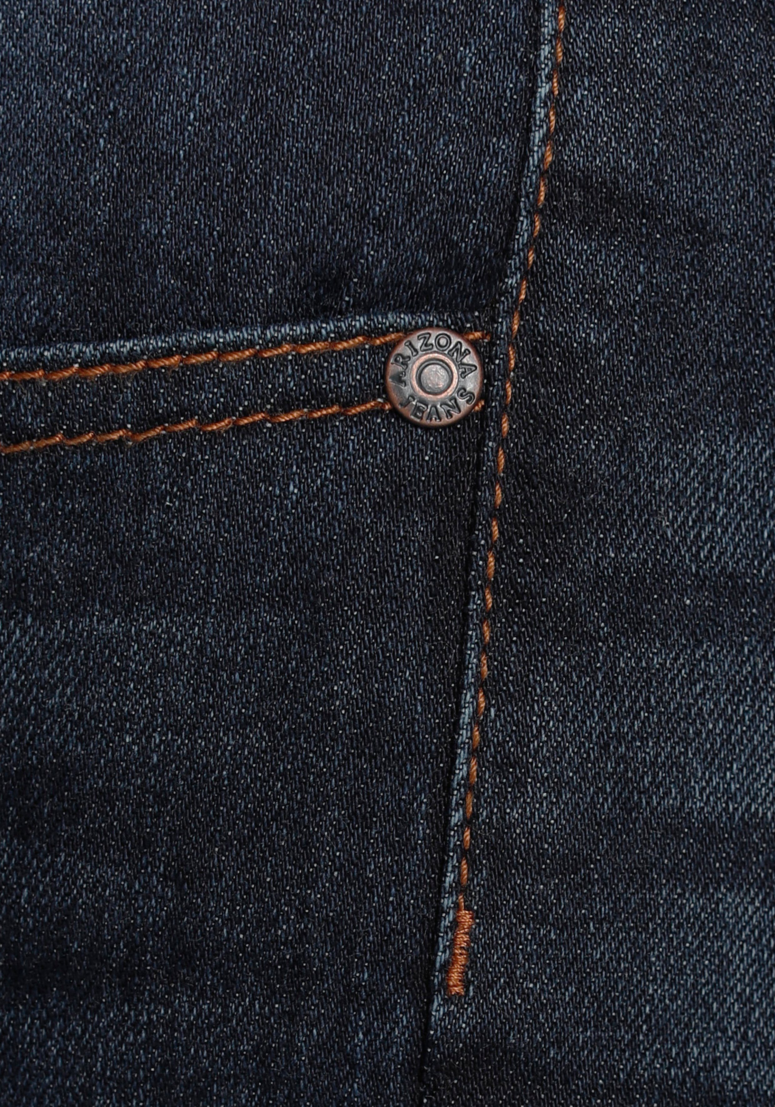 Arizona Stretch jeans rechte pijp, lage taillehoogte, met riemlussen