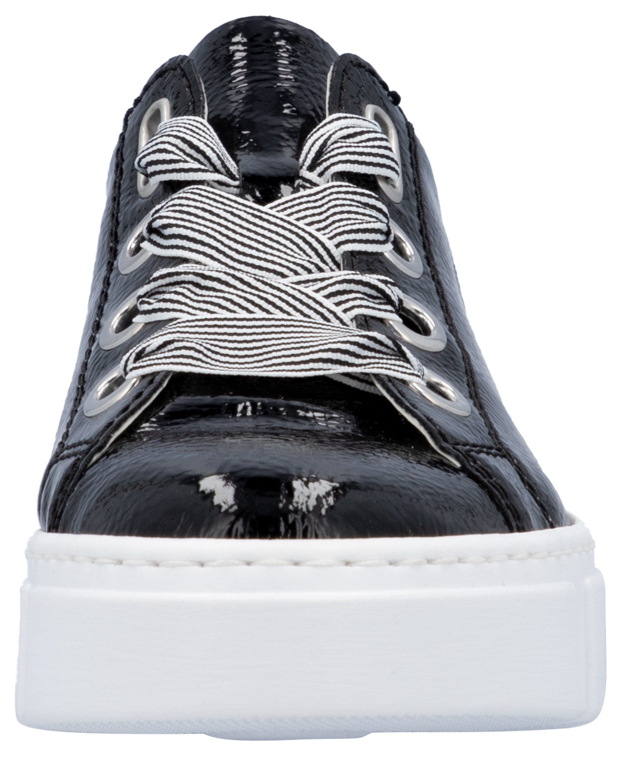 Rieker Sneakers met trendy veters, vrijetijdsschoen, lage schoen, veterschoen