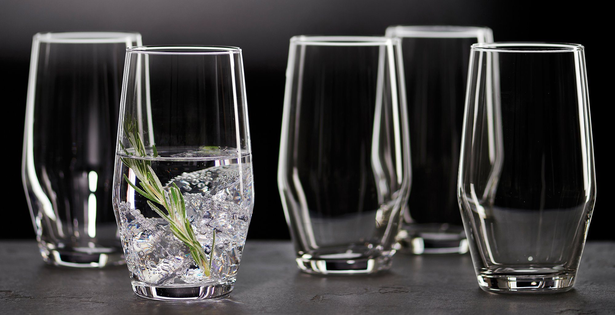 Ritzenhoff & Breker Longdrinkglas Salsa robuust en helder kristal(set, 6-delig)
