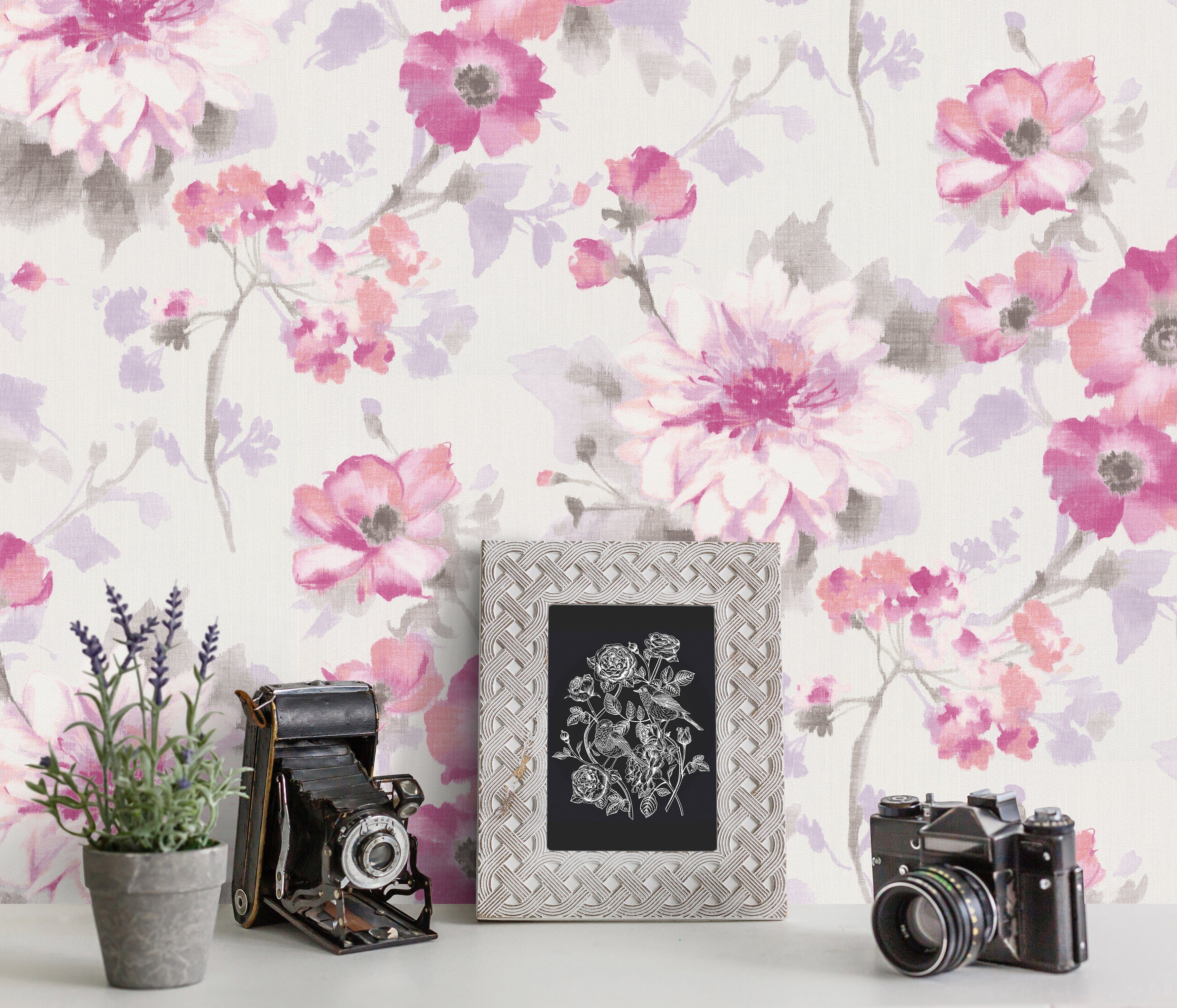 Fashion for walls Vliesbehang 10,05 x 0,53m bloemachtig, patroon