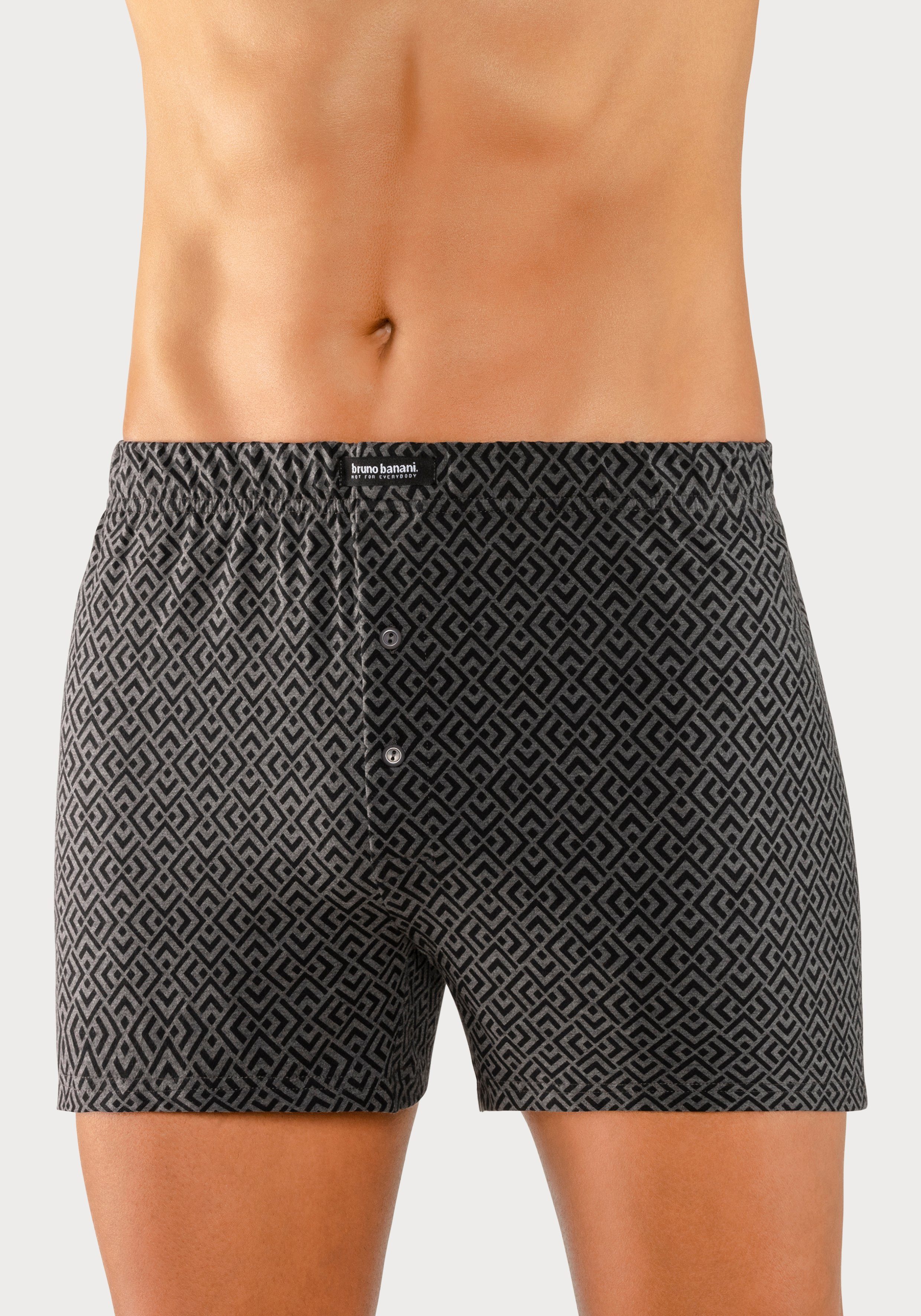 Bruno Banani Wijde boxershort wijde pasvorm (set 2 stuks)