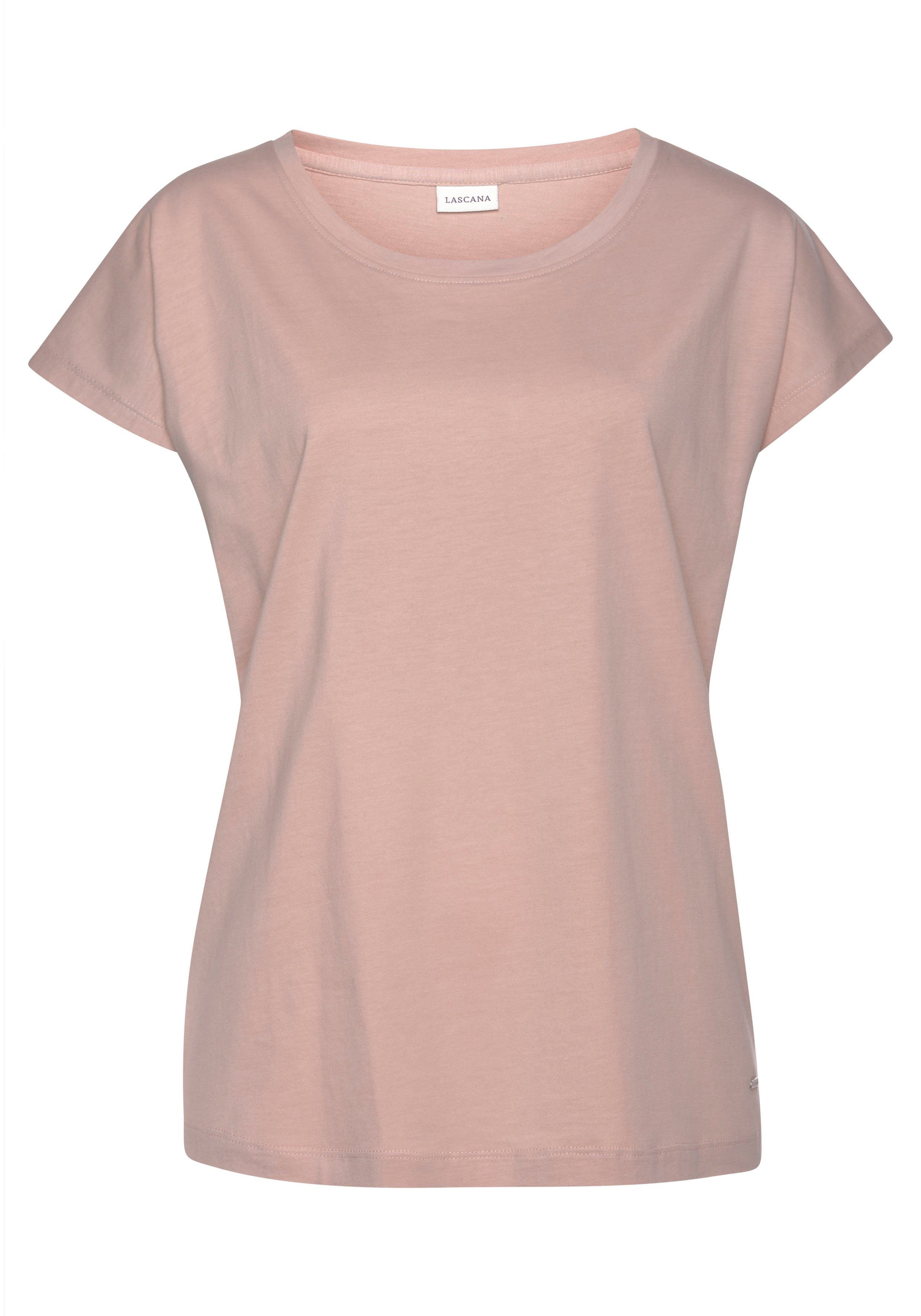 Lascana Pyjama top in effen kleuren
