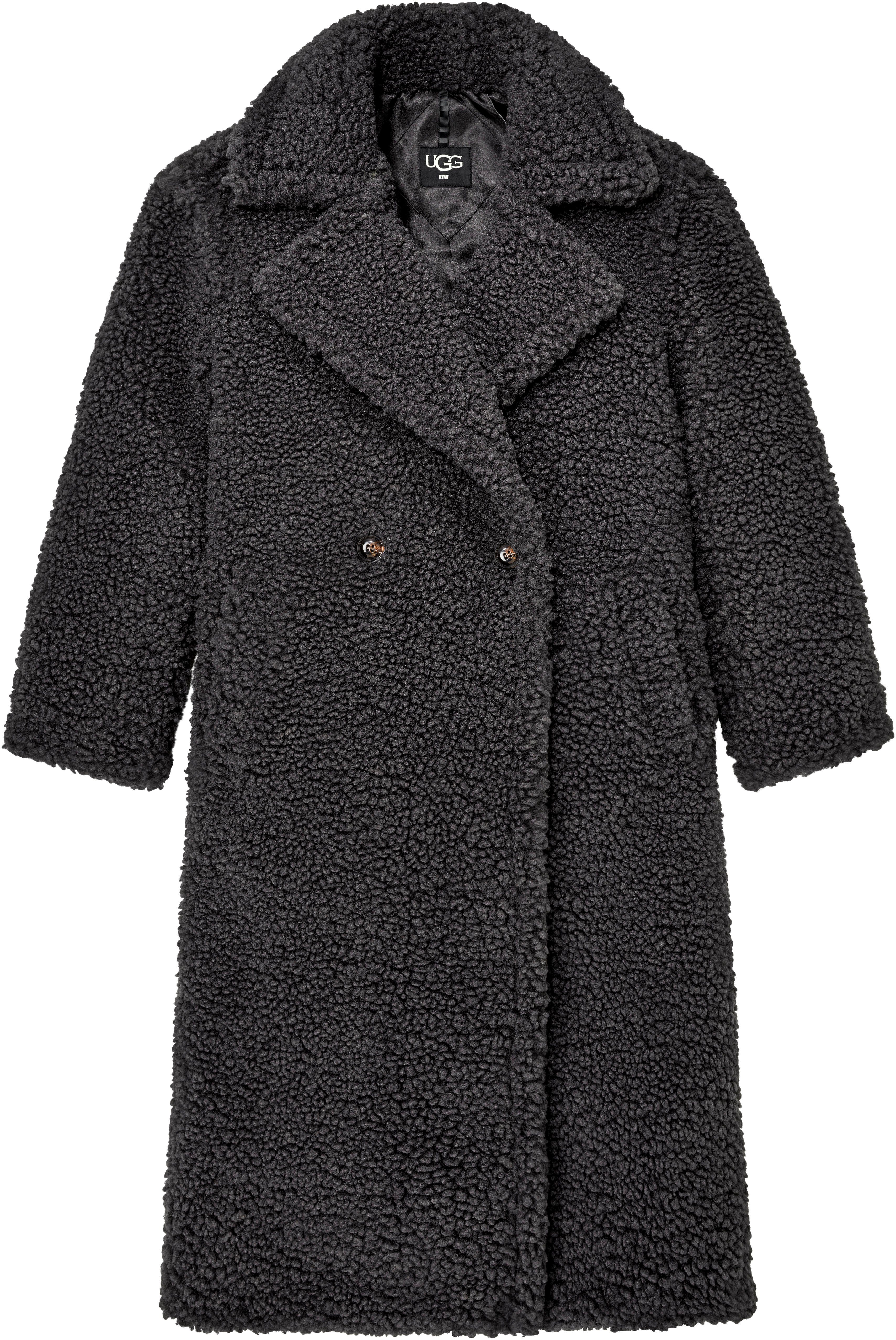 UGG Lange jas van imitatiebont W GERTRUDE LONG TEDDY COAT