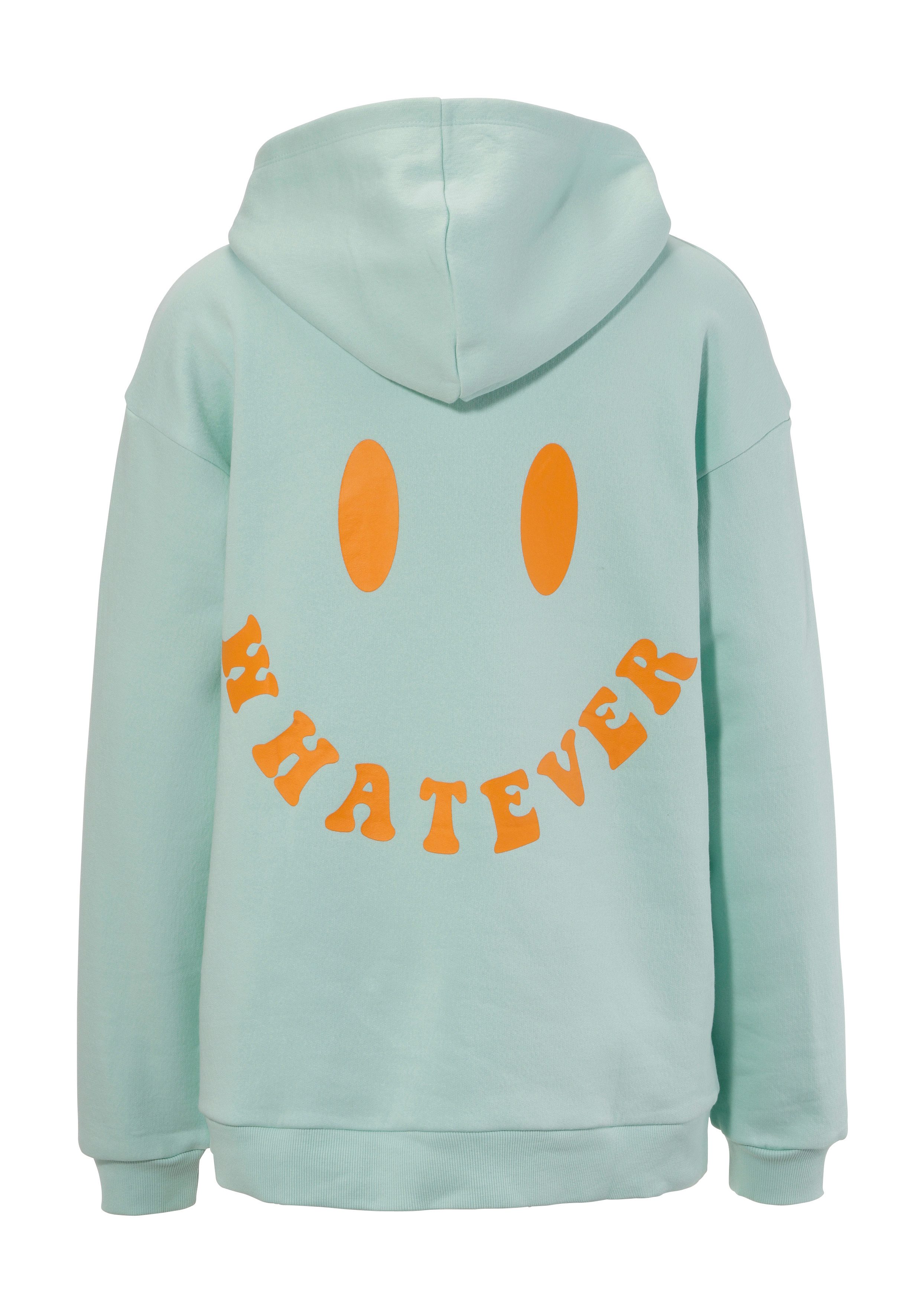 Aniston CASUAL Hoodie met smiley op de rug nieuwe collectie