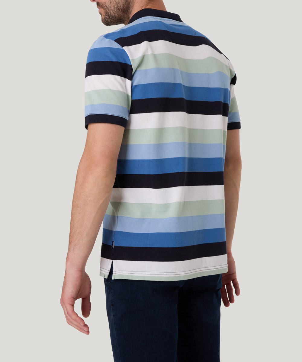 Pioneer Authentic Jeans Poloshirt met gestreept patroon
