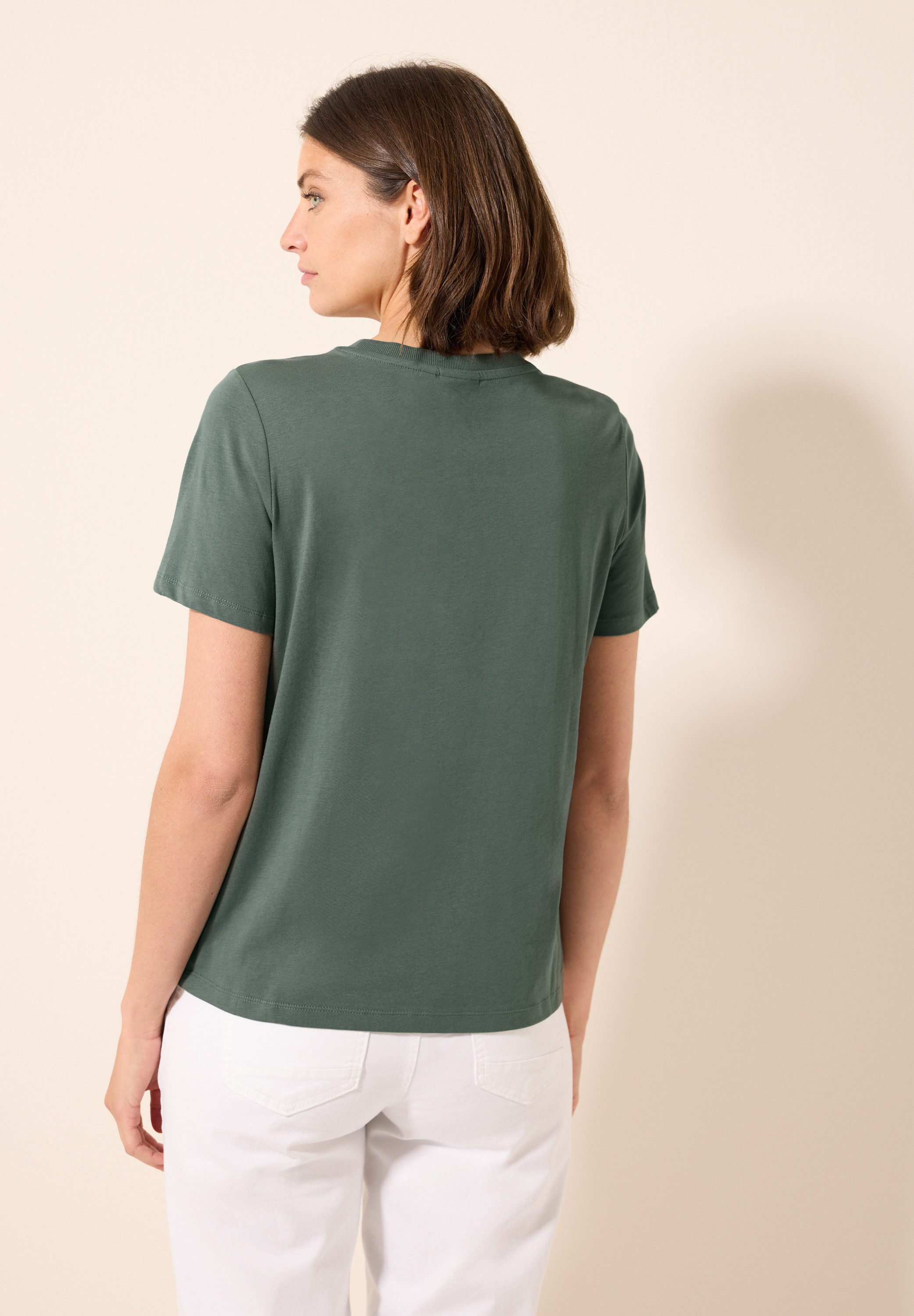 Cecil T-shirt met folieprint