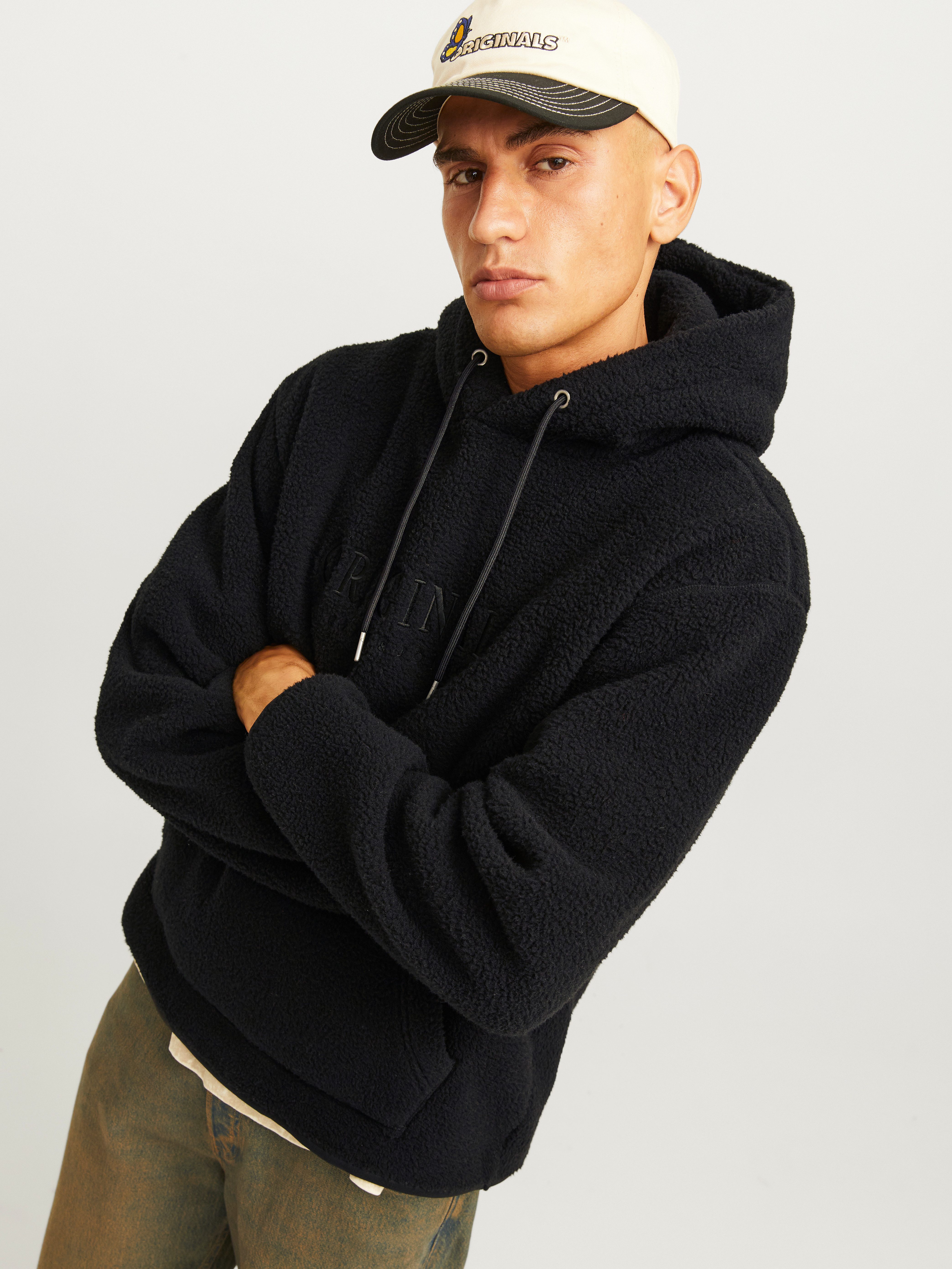 Jack & Jones Hoodie JORFREDERIKSBERG TEDDY SWEAT HOOD SN