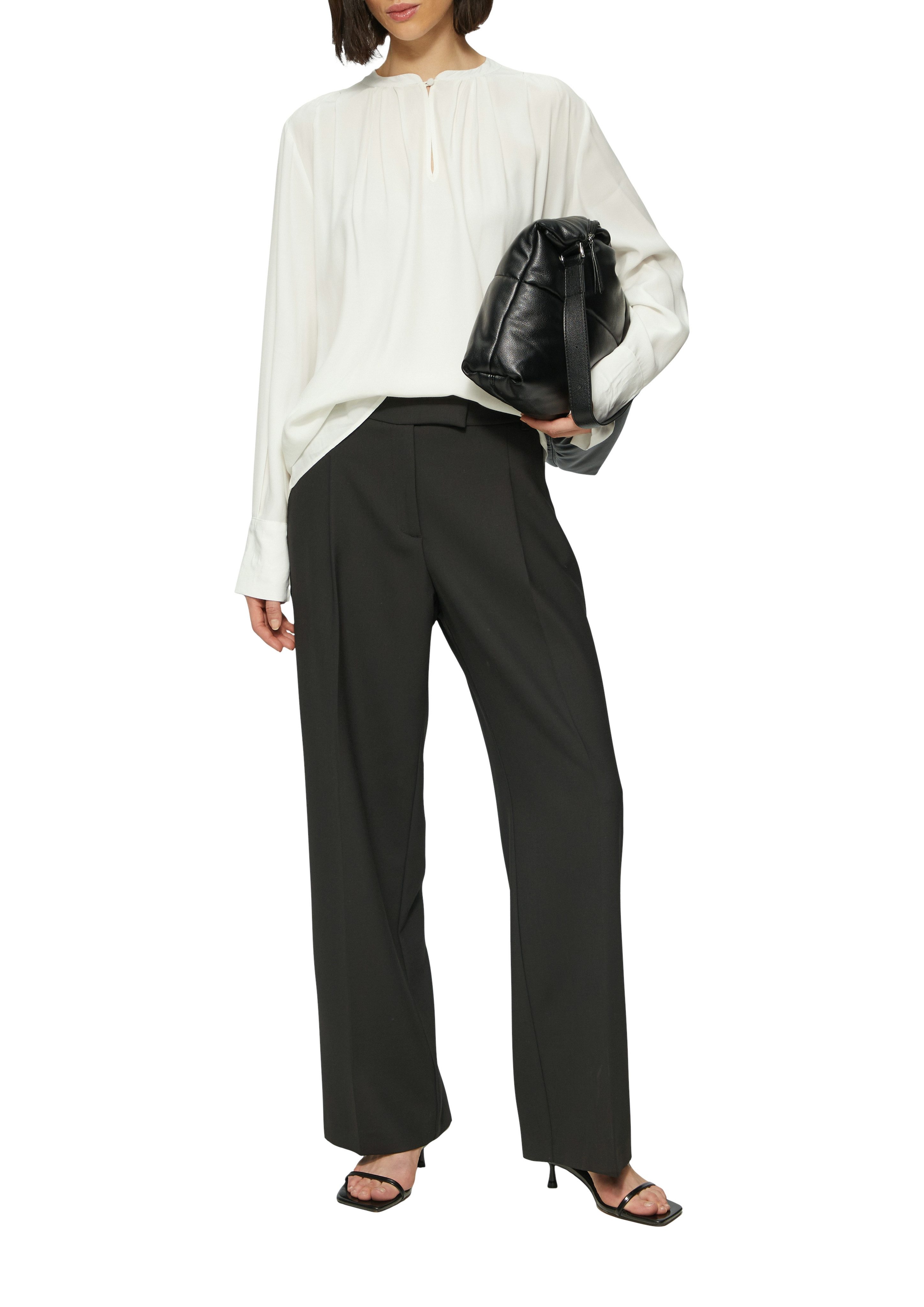 s.Oliver BLACK LABEL Pantalon met persplooien