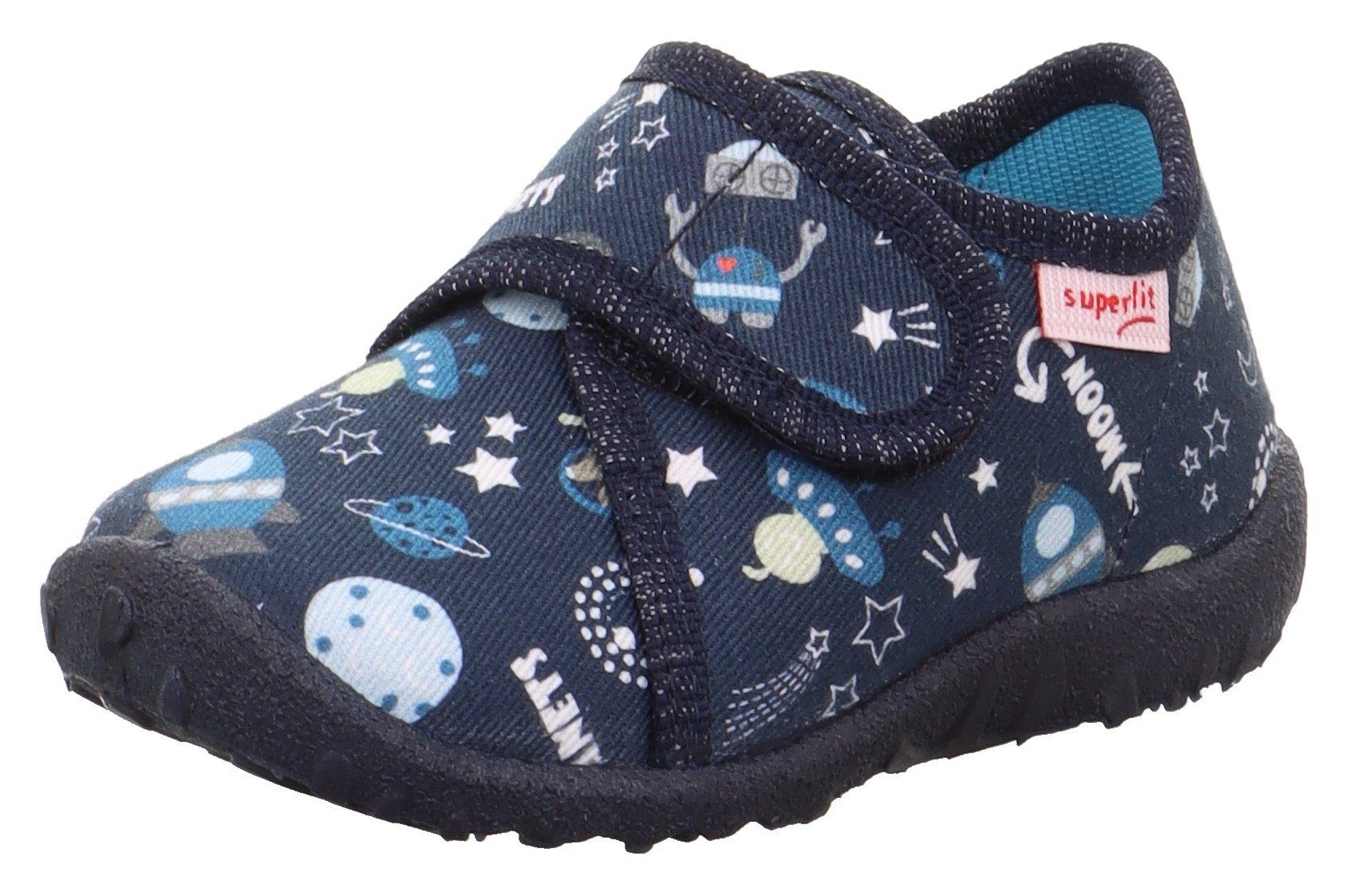 Superfit Pantoffels SPOTTY WMS: middel met klittenbandtrensje