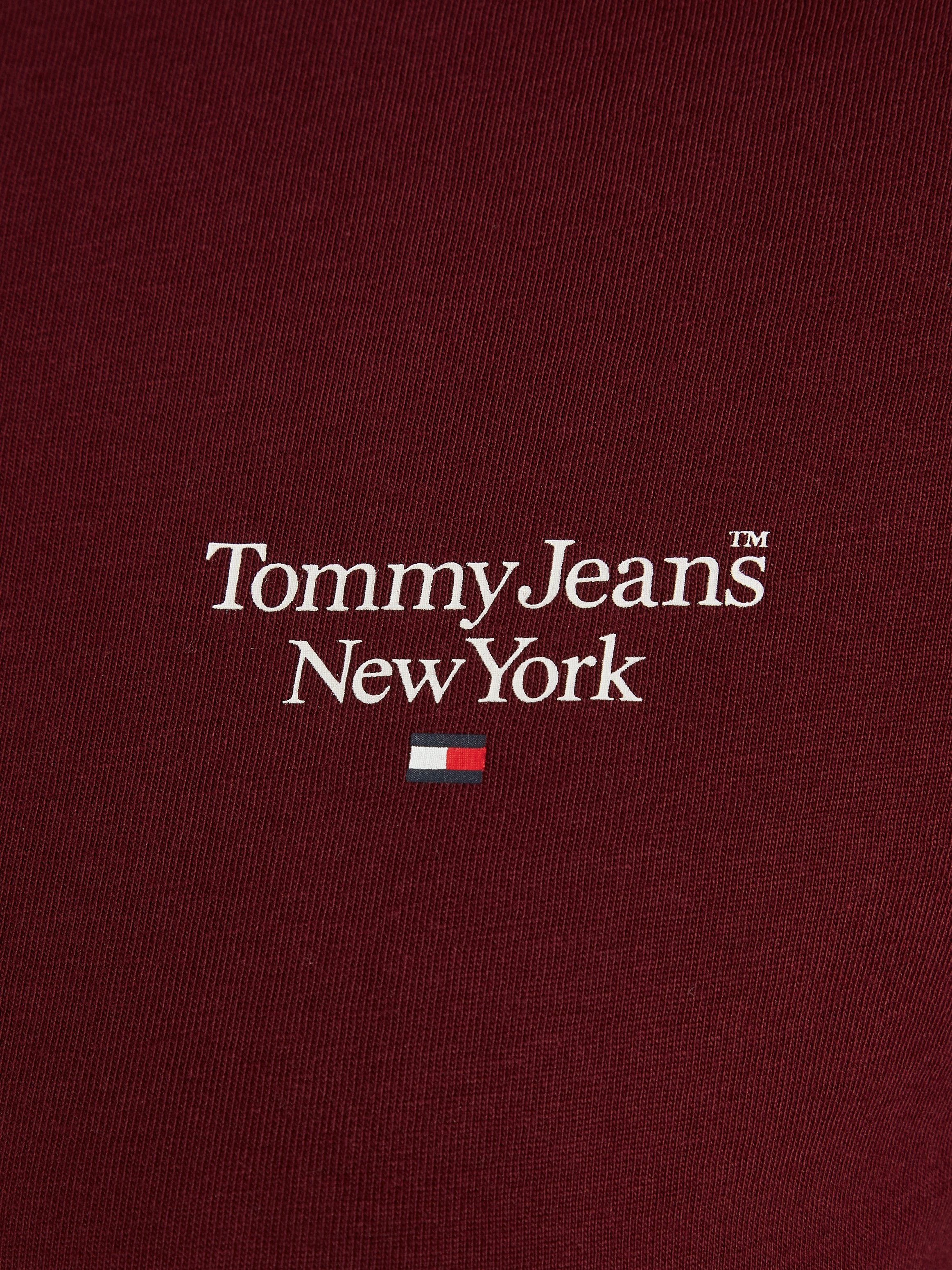 Tommy Jeans Curve T-shirt TJW SLIM ESSENTIAL LOGO 2 LS EXT in grote maten met logo-opschrift