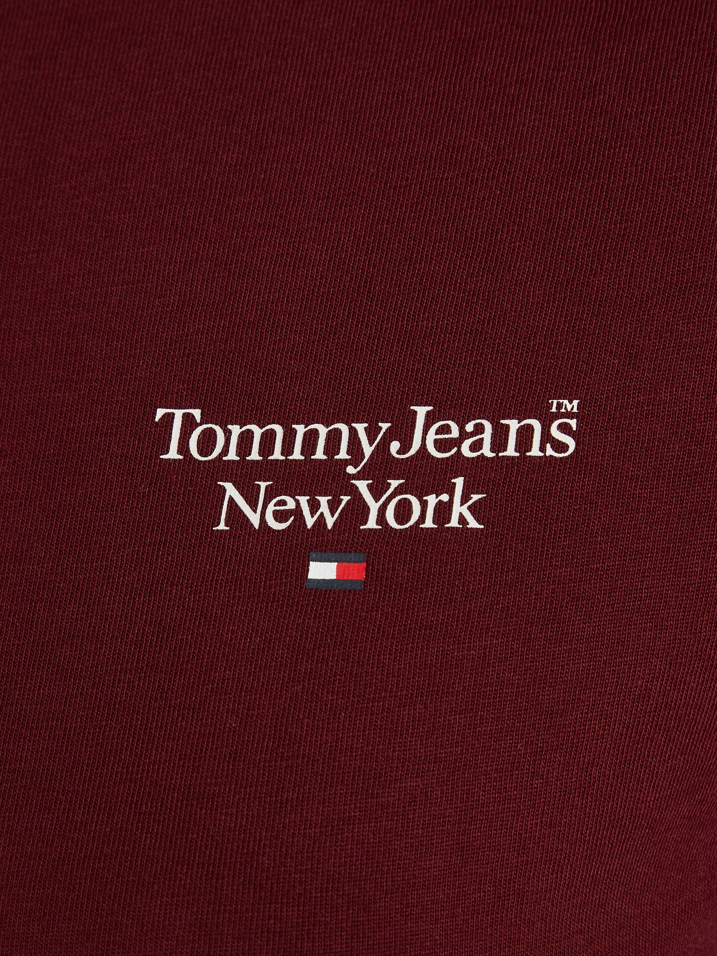 Tommy Jeans Curve T-shirt TJW SLIM ESSENTIAL LOGO 2 LS EXT in grote maten met logo-opschrift