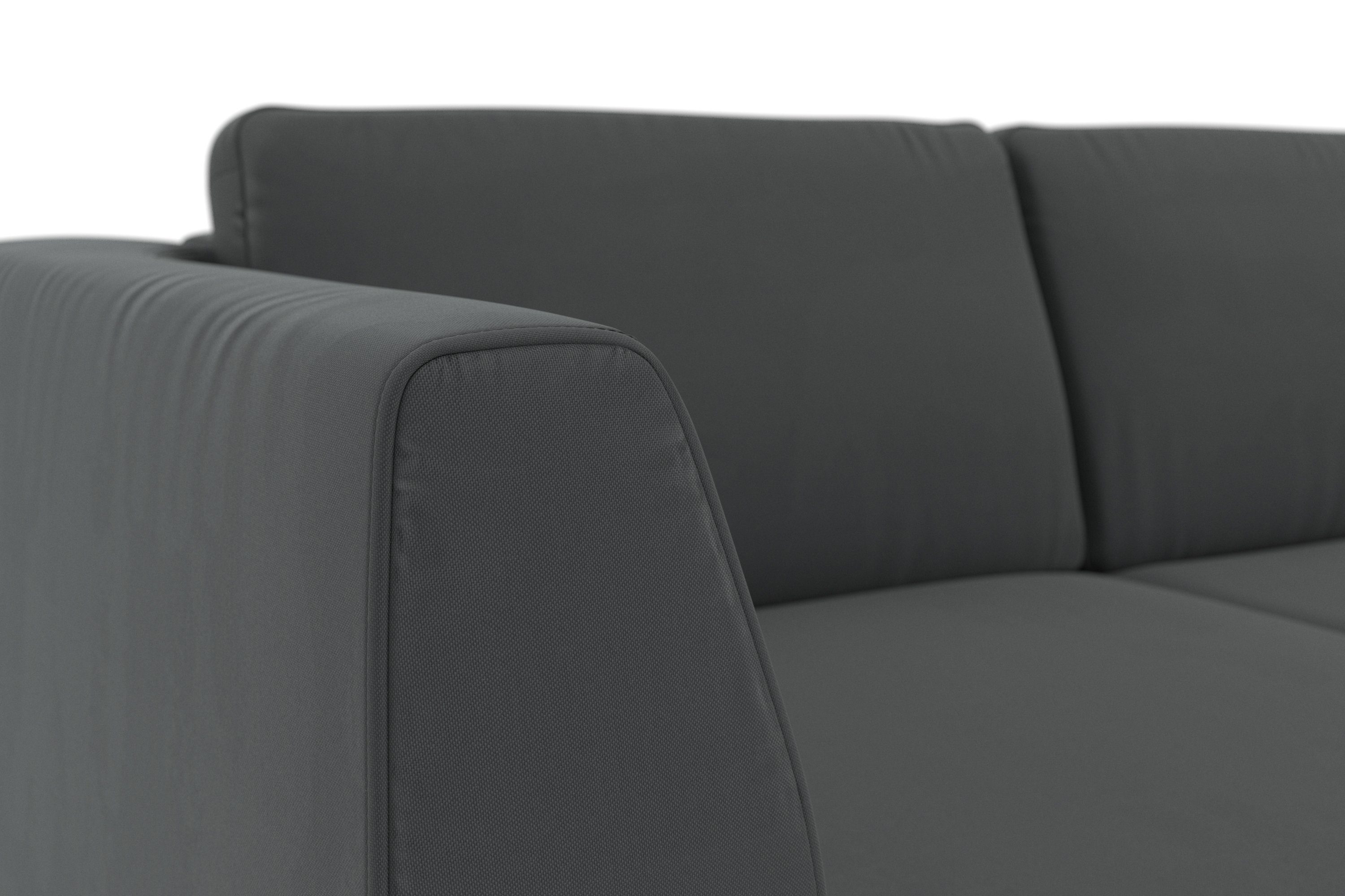 sit&more Hoekbank Olsen L-vorm inclusief zitdiepteverstelling, naar keuze met slaapfunctie, 15 cm hoog