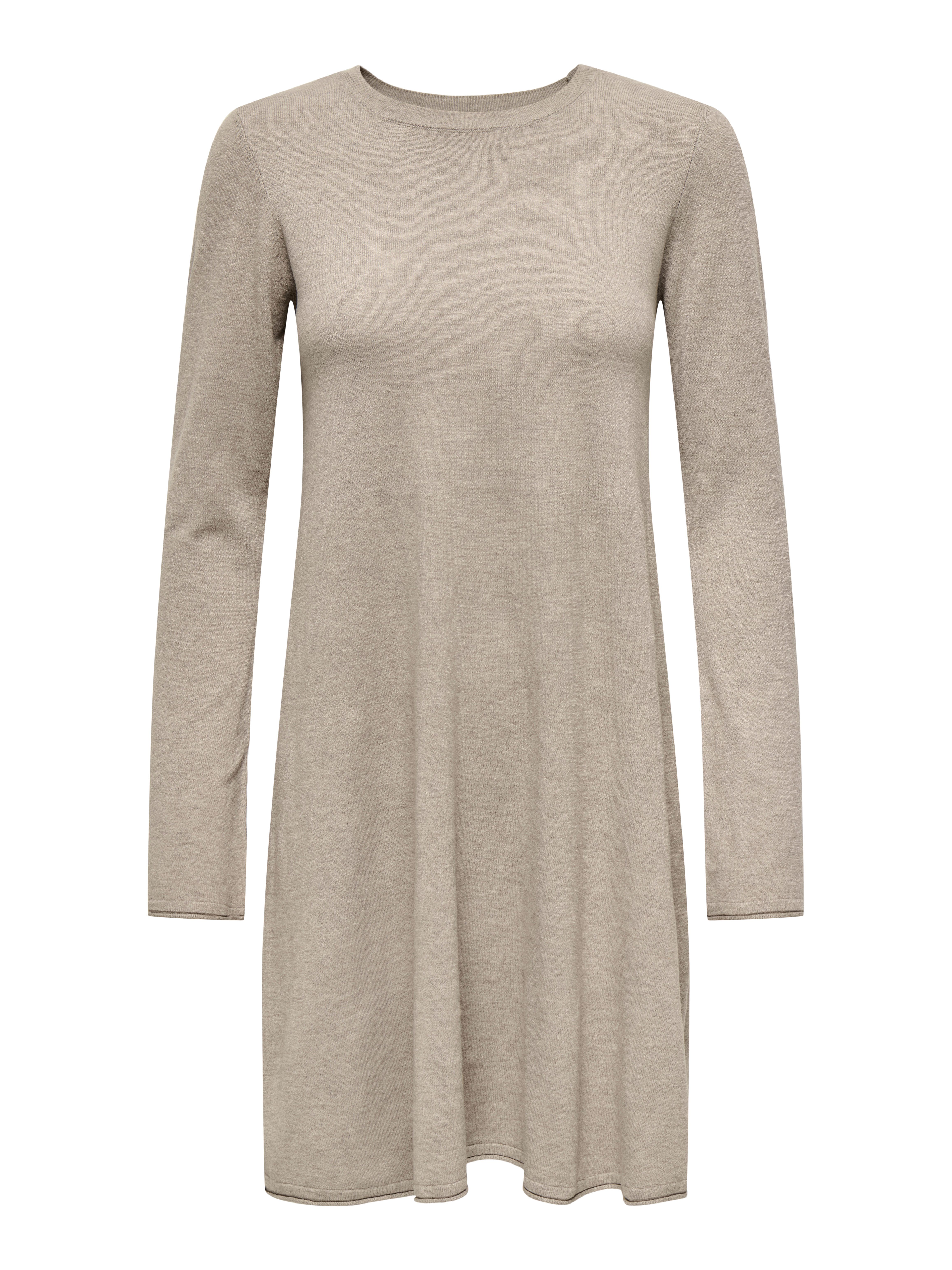 Only Midi-jurk ONLAMALIO LIFE LS ONECK DRESS KNT