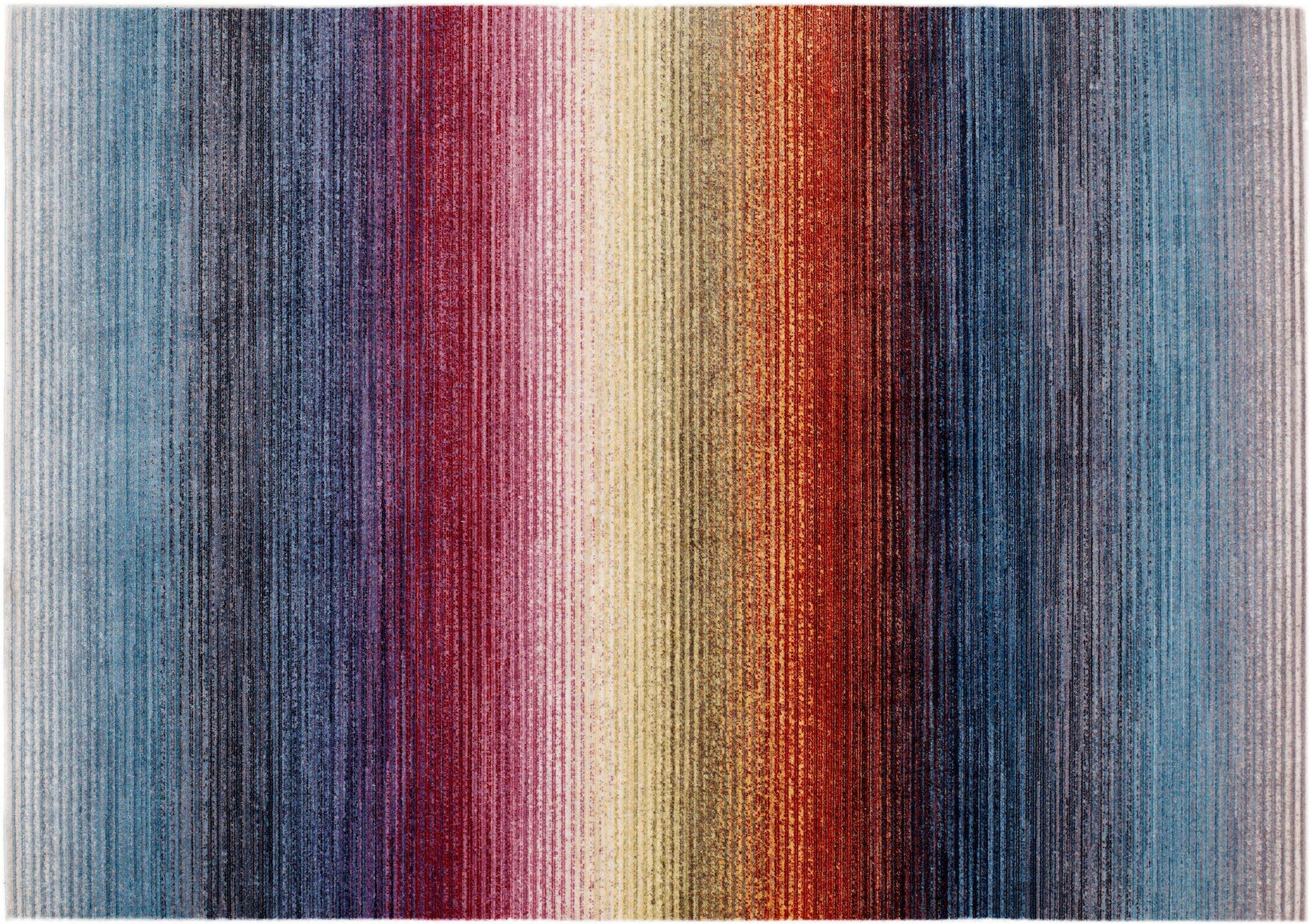 OCI DIE TEPPICHMARKE Vloerkleed Rainbow Stripe Bijzonder zacht door microvezel, woonkamer