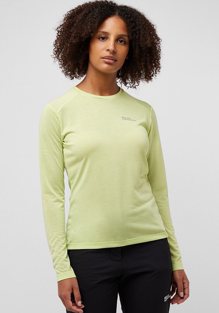 Jack Wolfskin Vonnan LS T-Shirt Women Functioneel shirt met lange mouwen Dames 2XL cool matcha cool matcha