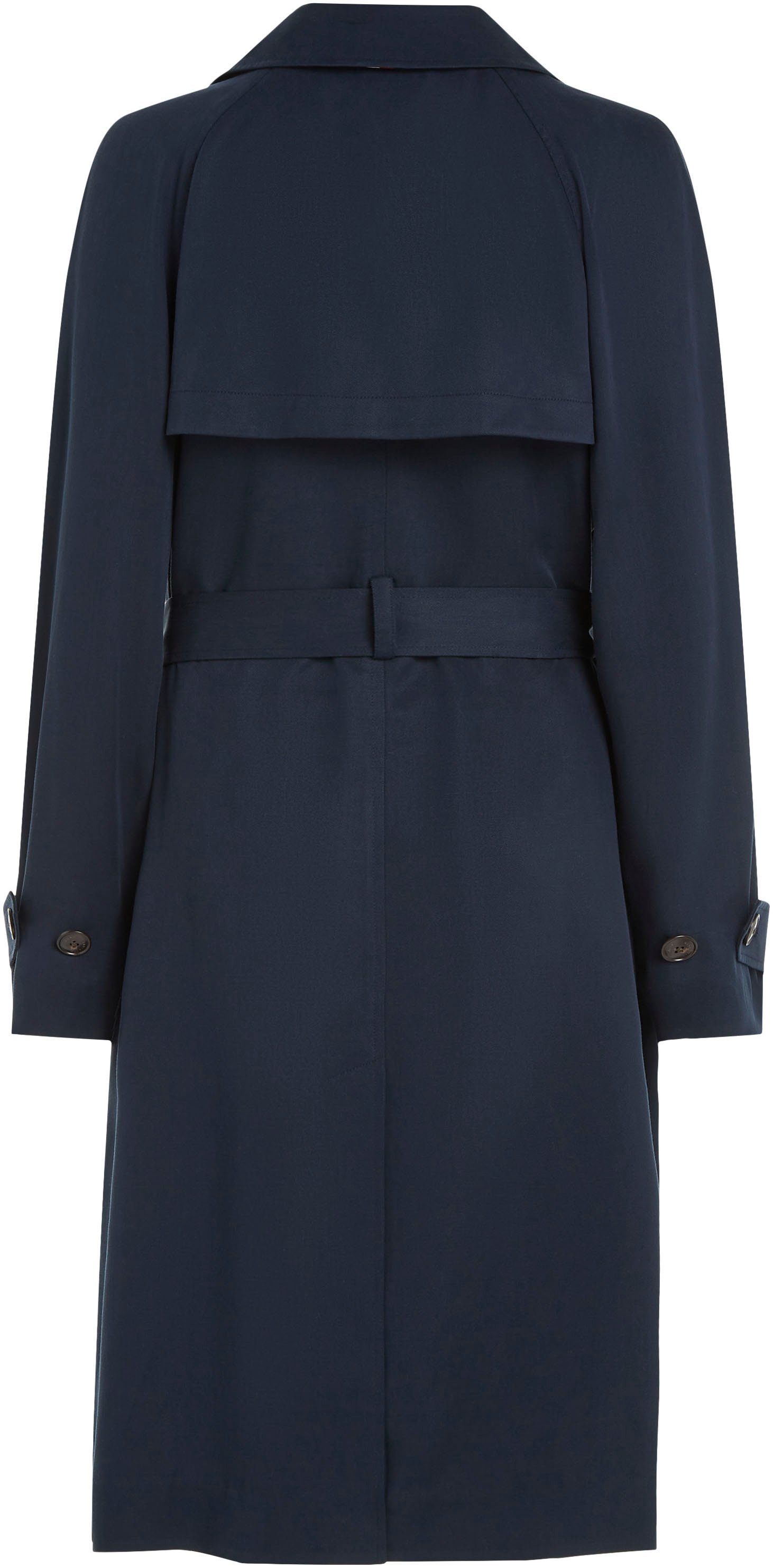 Tommy Hilfiger Trenchcoat TENCEL BLEND FLUID TRENCH