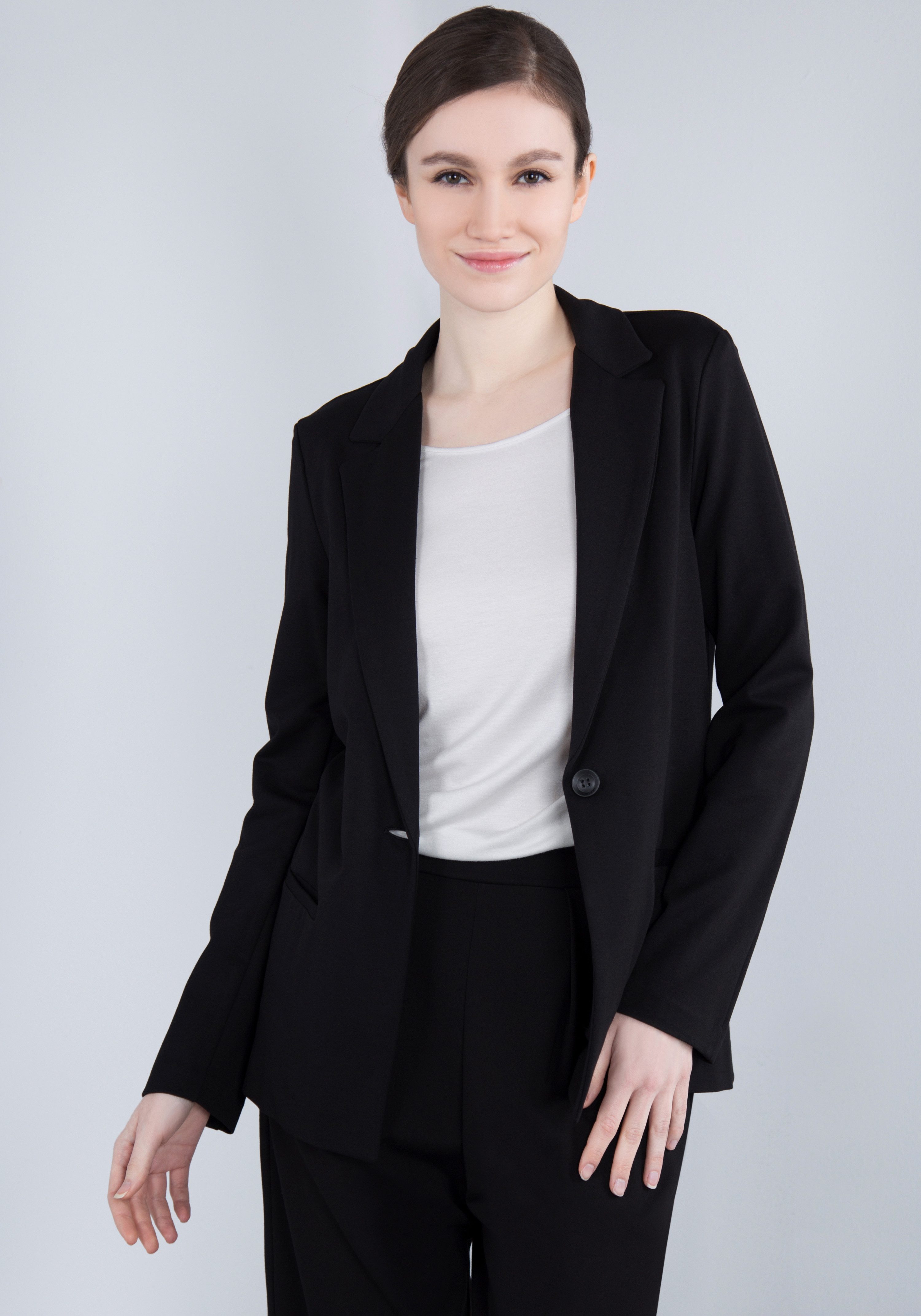IMPERIAL Lange blazer met stretch