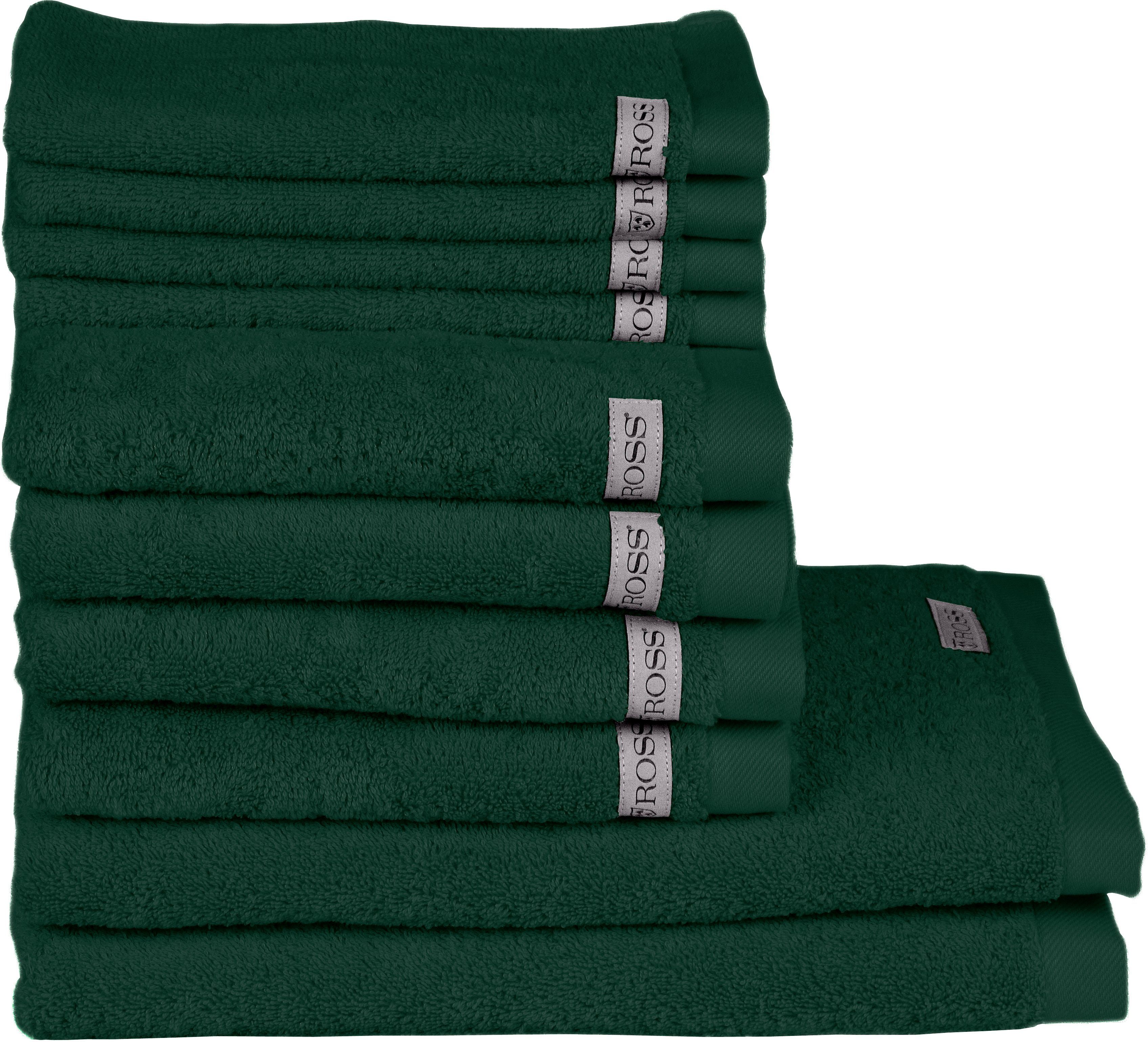 ROSS Handdoekenset Sinfonie bevat gastendoeken, handdoeken en badhanddoeken (set, 10-delig) handdoeken groen