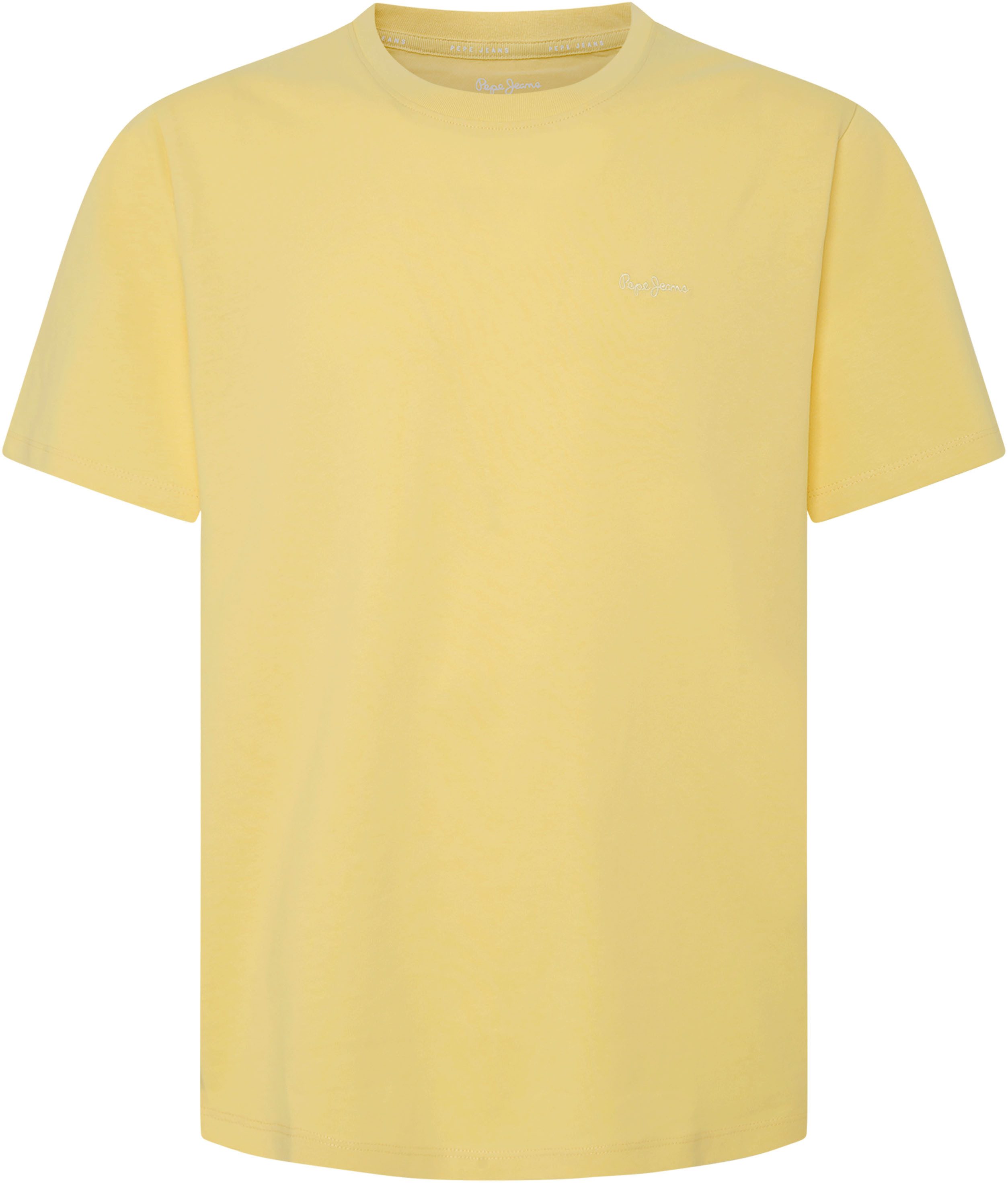 Pepe Jeans T-shirt Connor met geborduurd logo op borsthoogte