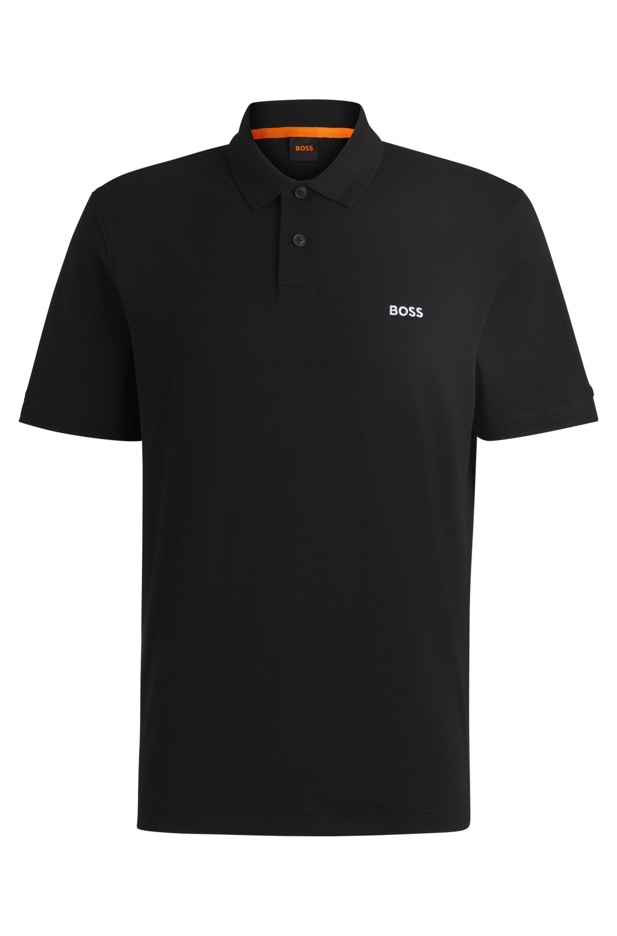 Boss Orange Poloshirt Pe met een polokraag