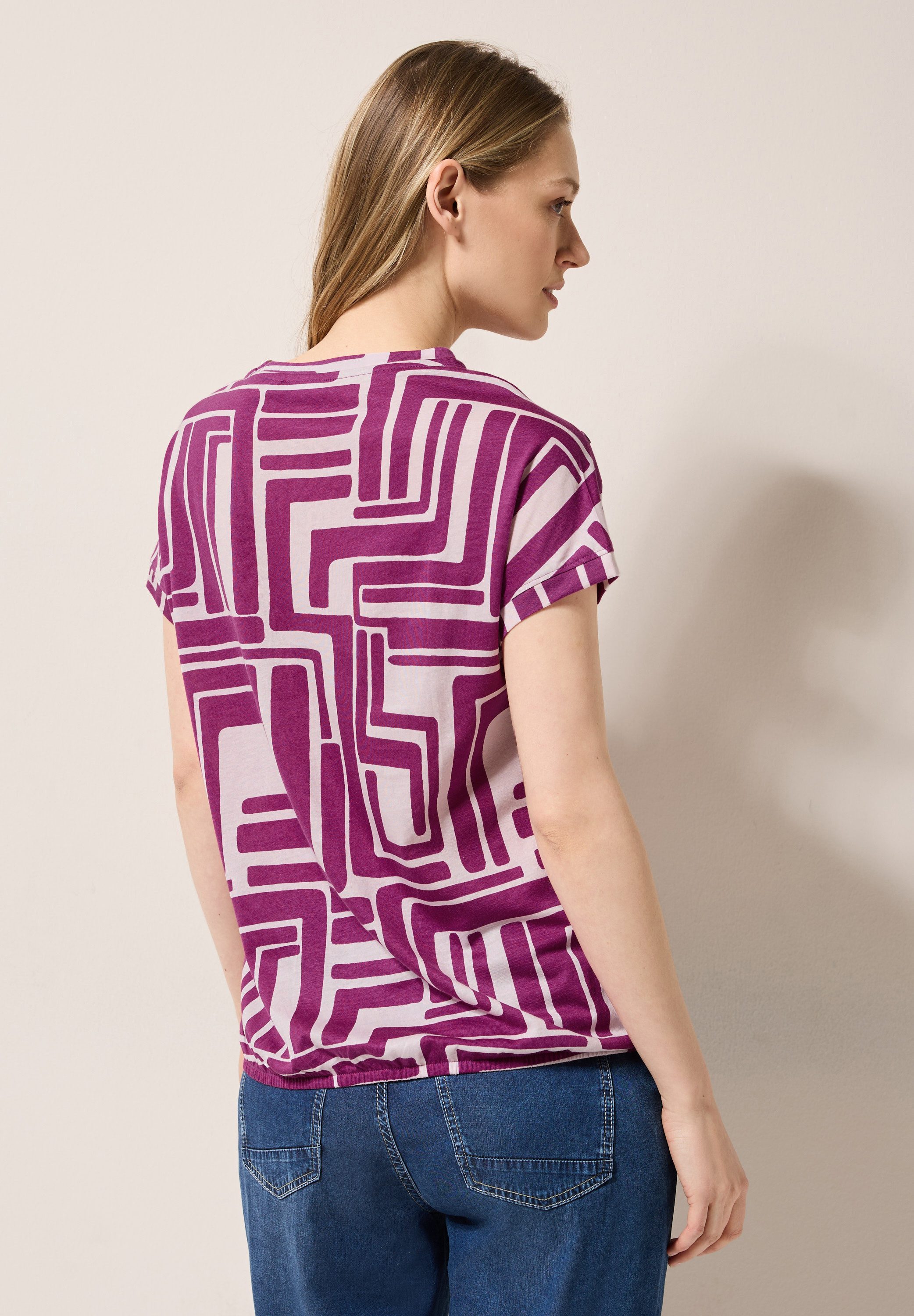 Cecil T-shirt met print all-over