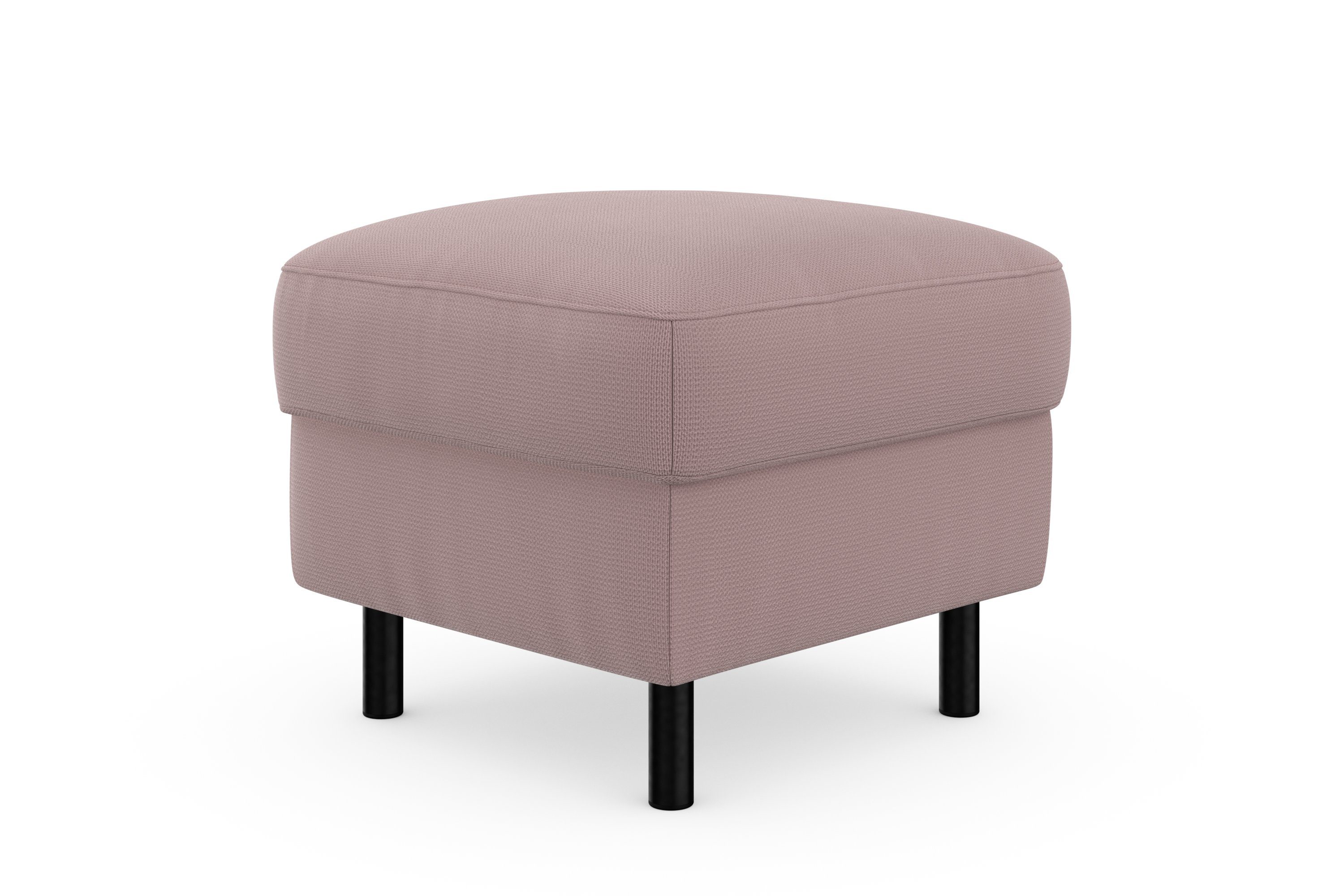 sit&more Hocker met bergruimte Sinatra Zitoppervlak is afneembaar, matzwarte metalen poten
