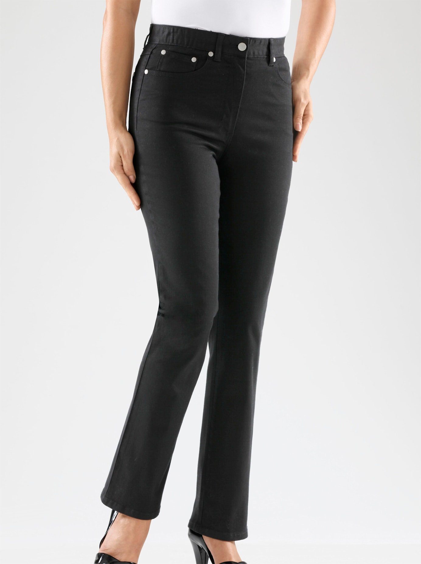 Casual Looks 5-pocket jeans dames skinny jeans maat 205 zwart