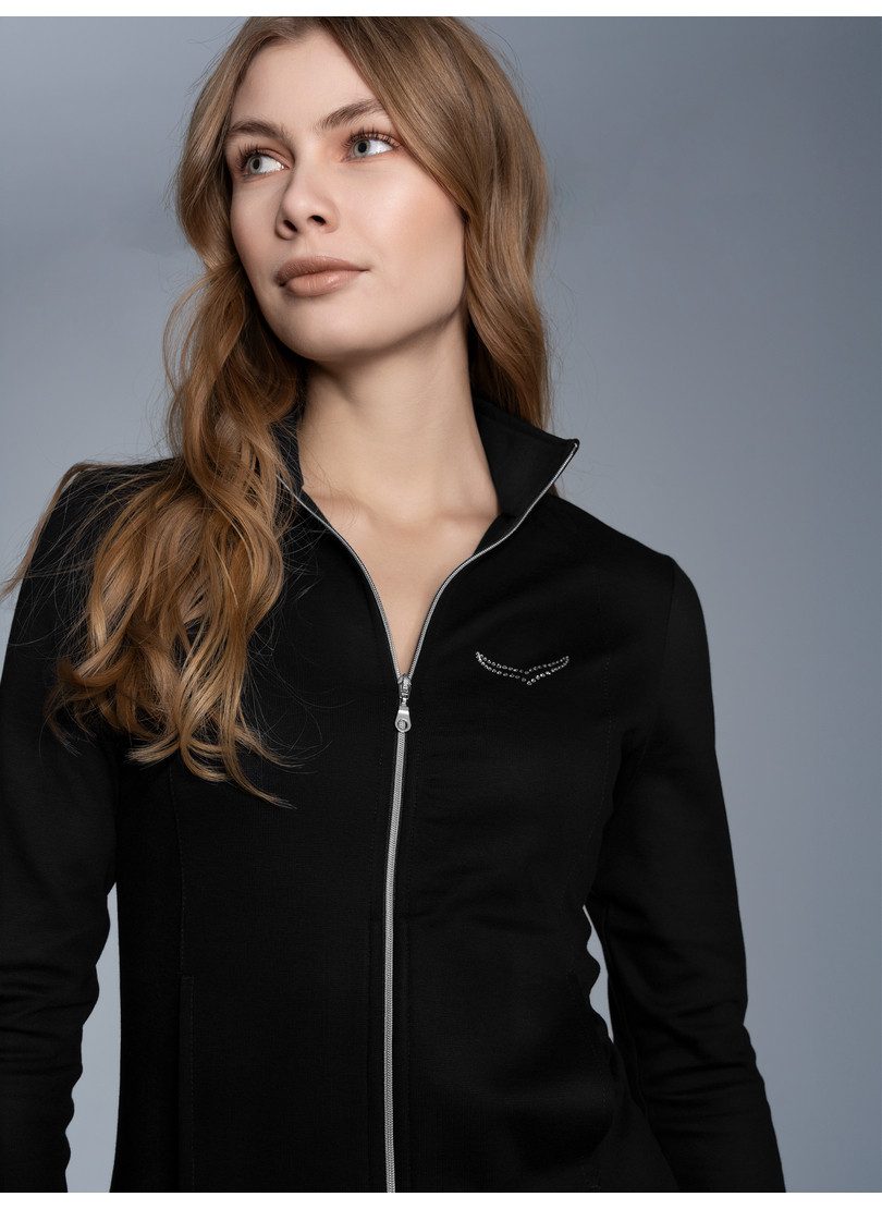 Trigema Joggingpak TRIGEMA vrijetijdspak met kristallen (2-delig)