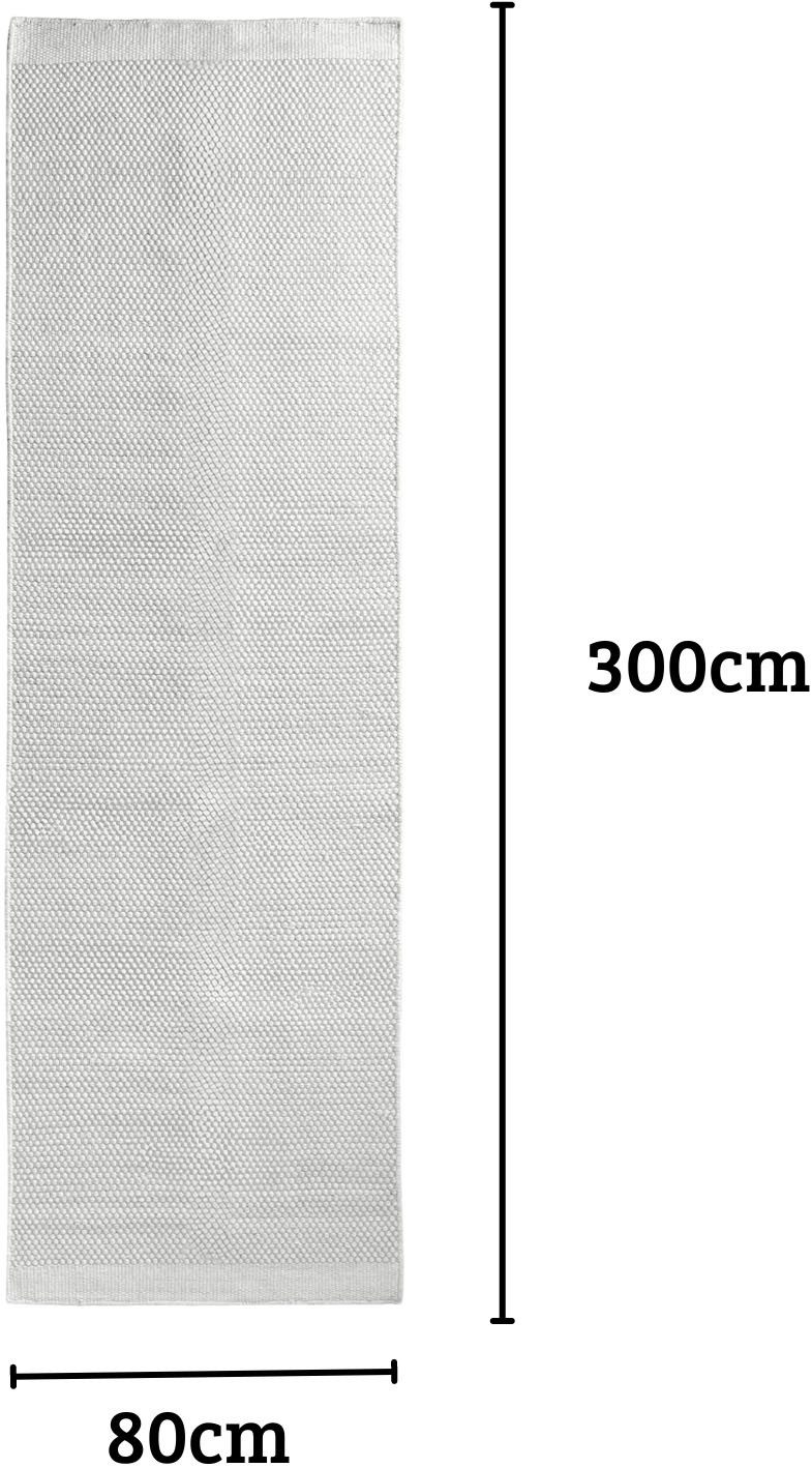 my home Set slaapkamerkleedjes Wolldroom puur Omkeerbaar tapijt, handgeweven, uni-kleuren, 100% wol, woonkamer