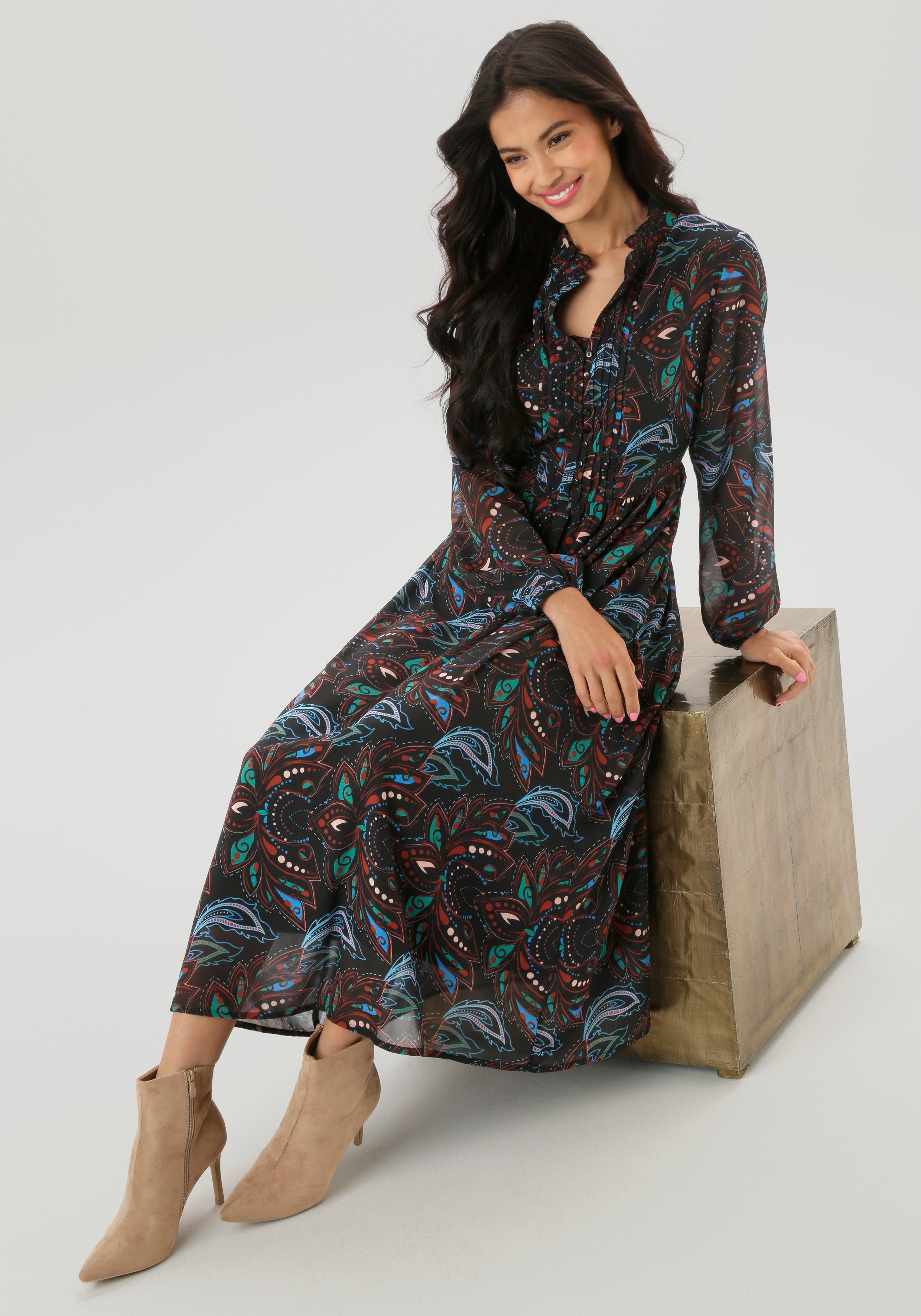 Aniston SELECTED Maxi-jurk