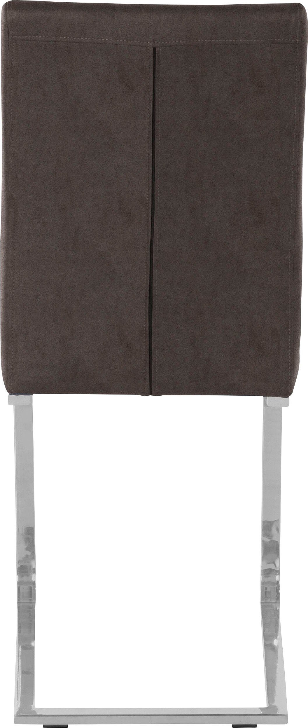 Home affaire Vrijdragende stoel Charissa Bekleding in verschillende kwaliteiten, maximaal vermogen 120 kg (set, 2 stuks)
