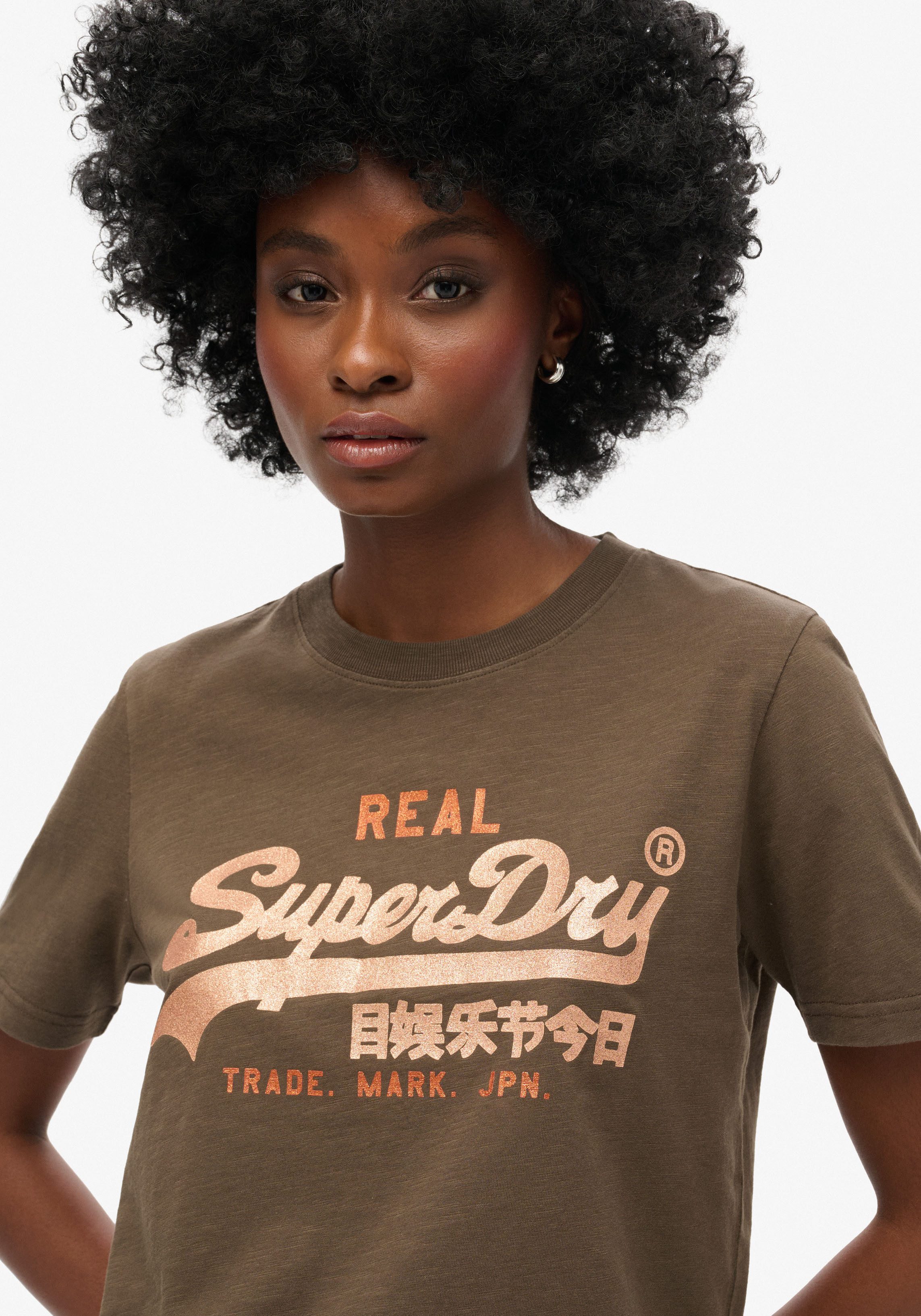 Superdry Shirt met print EMBELLISHED VL GRAPHIC T SHIRT