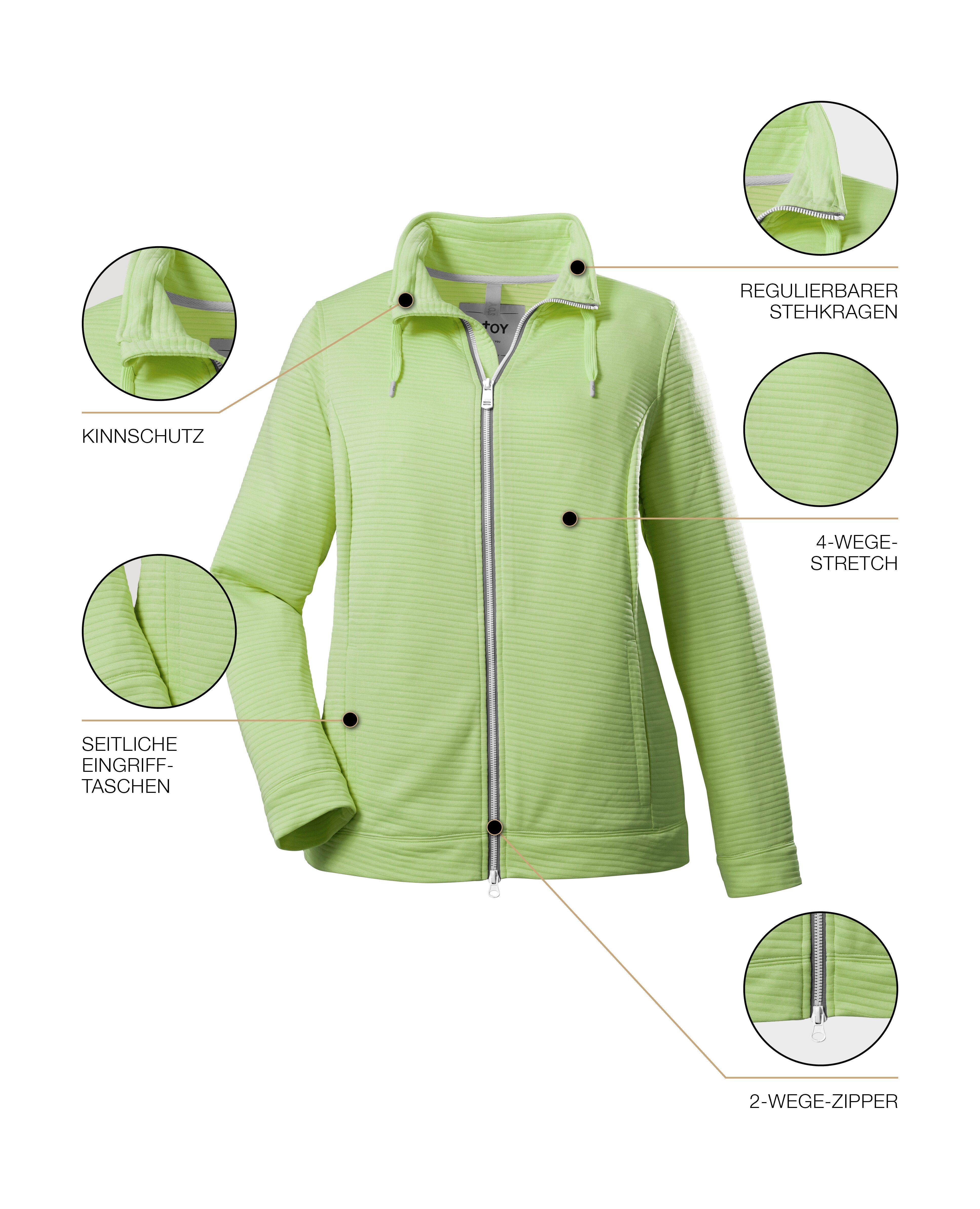 STOY Vest STS 13 WMN FLX JCKT Lichte powerstretchjas met 4-weg stretch en kinbescherming