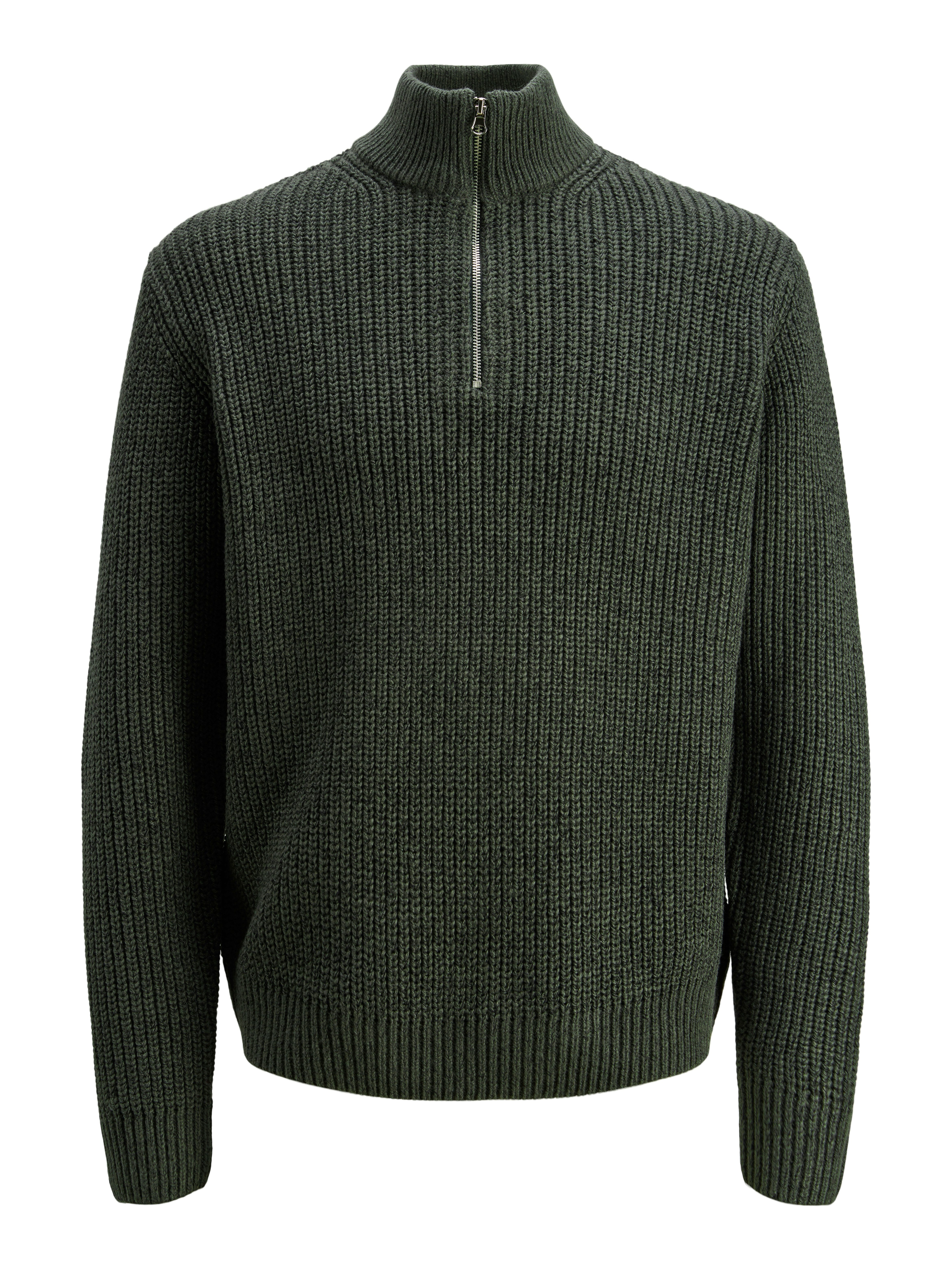 Jack & Jones Schipperstrui JORBLEECKER KNIT HALF ZIP BF