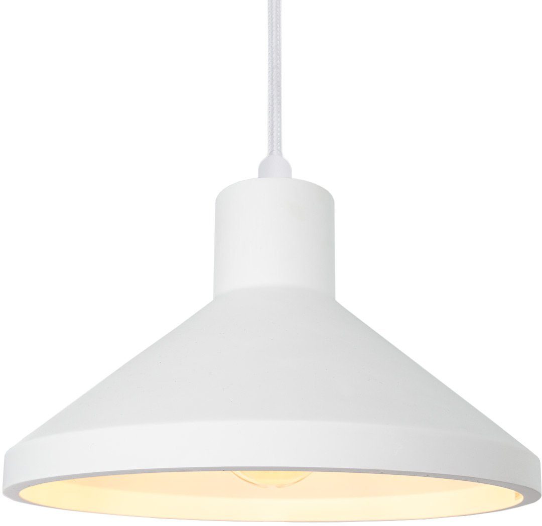 paco home hanglamp suborbia led, e27, lamp voor woonkamer eetkamer keuken, in hoogte verstelbaar wit